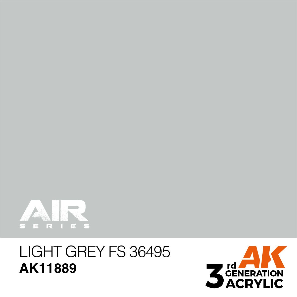 AK Interactive 3rd Gen Acrylic Light Grey FS 36495 (AK11889)