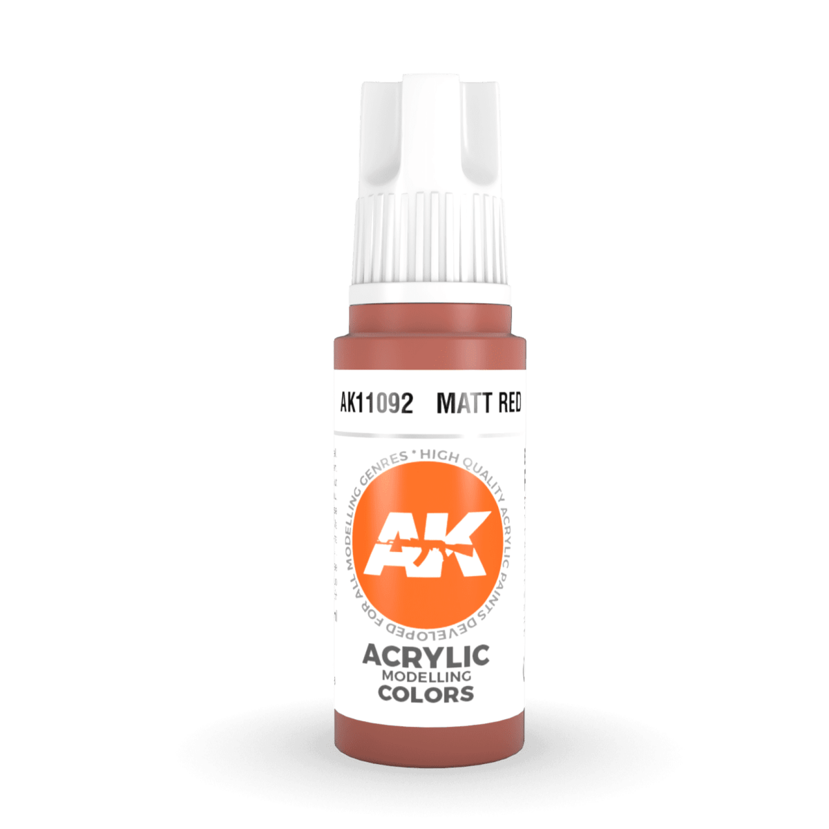 AK Interactive 3rd Gen Acrylic - Matt Red 17ml (AK11092)