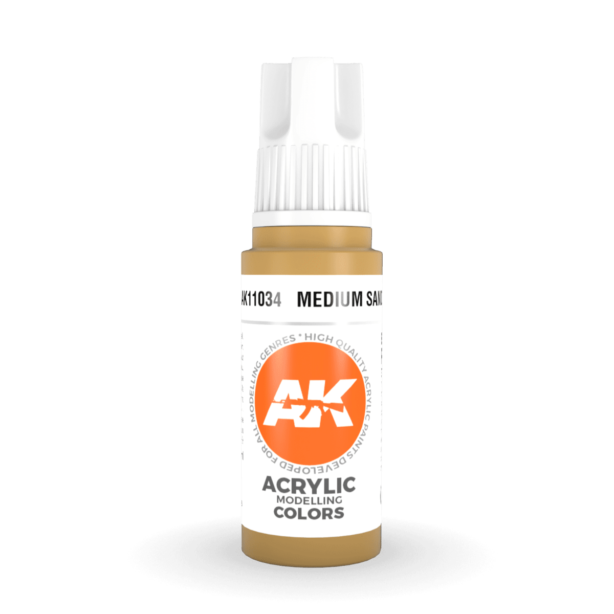 AK Interactive 3rd Gen Acrylic - Medium Sand 17ml (AK11034)