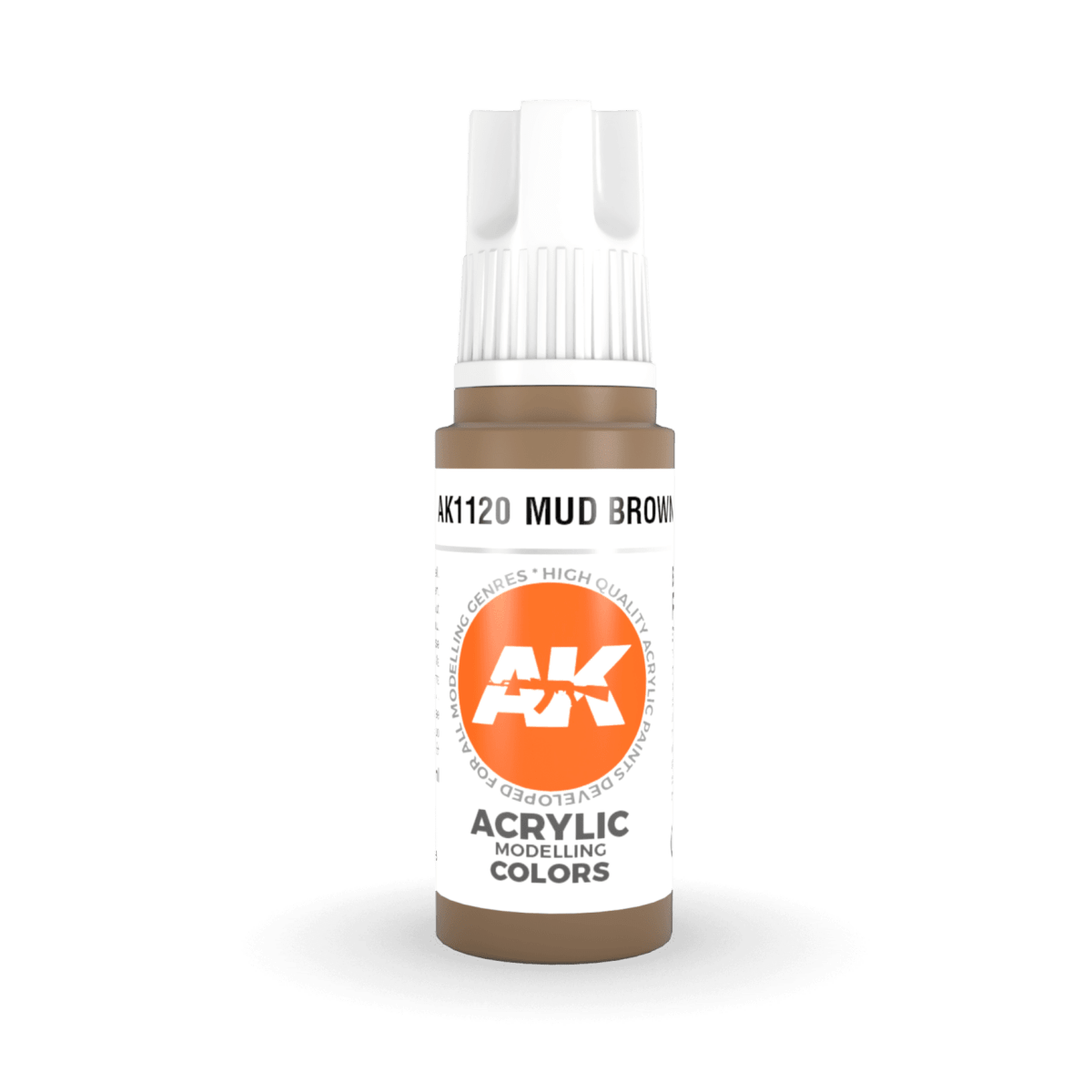 AK Interactive 3rd Gen Acrylic - Mud Brown 17ml (AK11120)