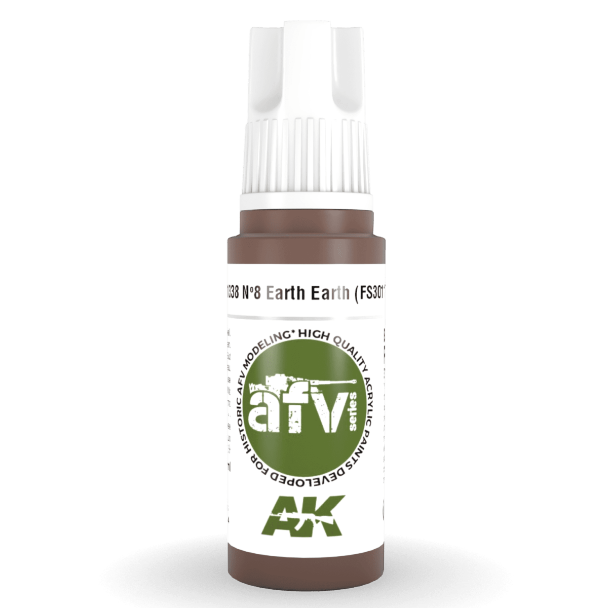 AK Interactive 3rd Gen Acrylic - Nº8 Earth Red (FS30117) 17ml (AK11338)