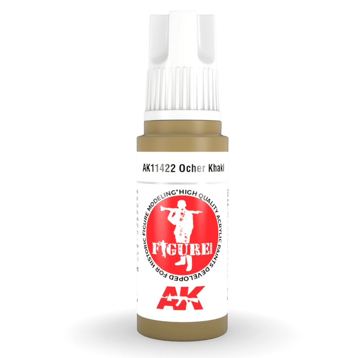 AK Interactive 3rd Gen Acrylic - Ocher Khaki 17ml (AK11422)