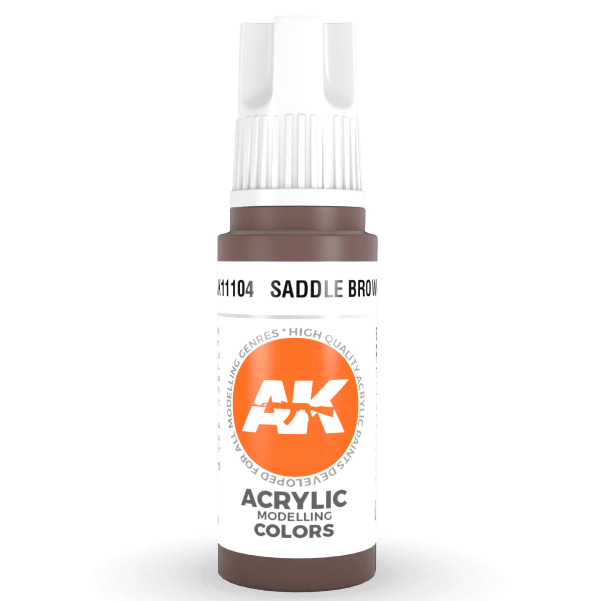 AK Interactive 3rd Gen Acrylic - Saddle Brown 17ml (AK11104)