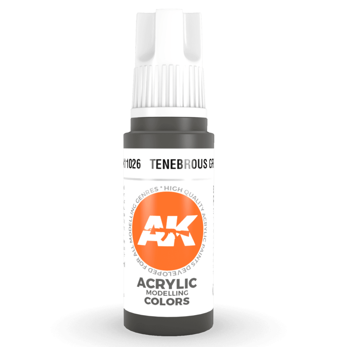 AK Interactive 3rd Gen Acrylic - Tenebrous Grey 17ml (AK11026)