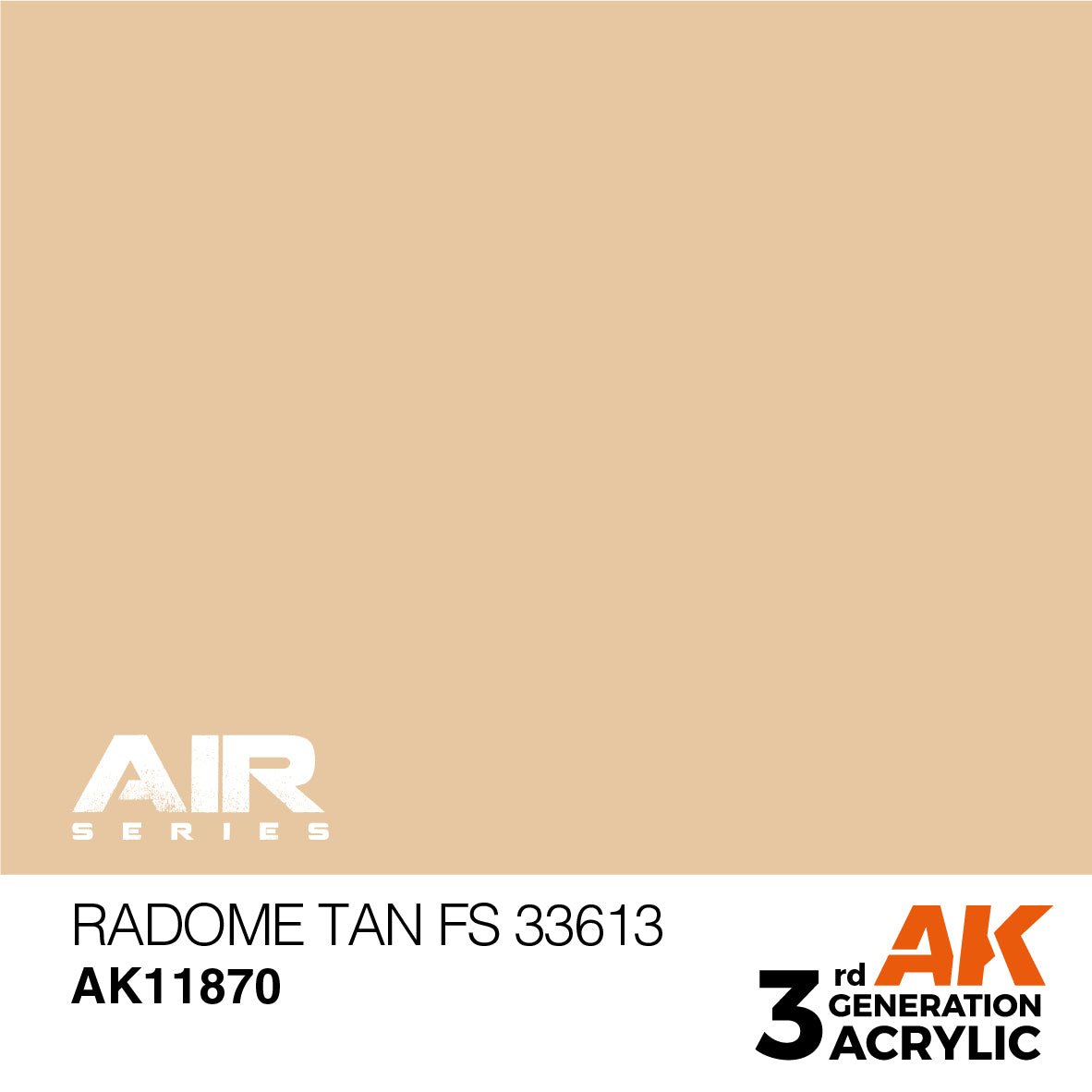 AK Interactive 3rd Gen Radome Tan FS 33613 (AK11870)