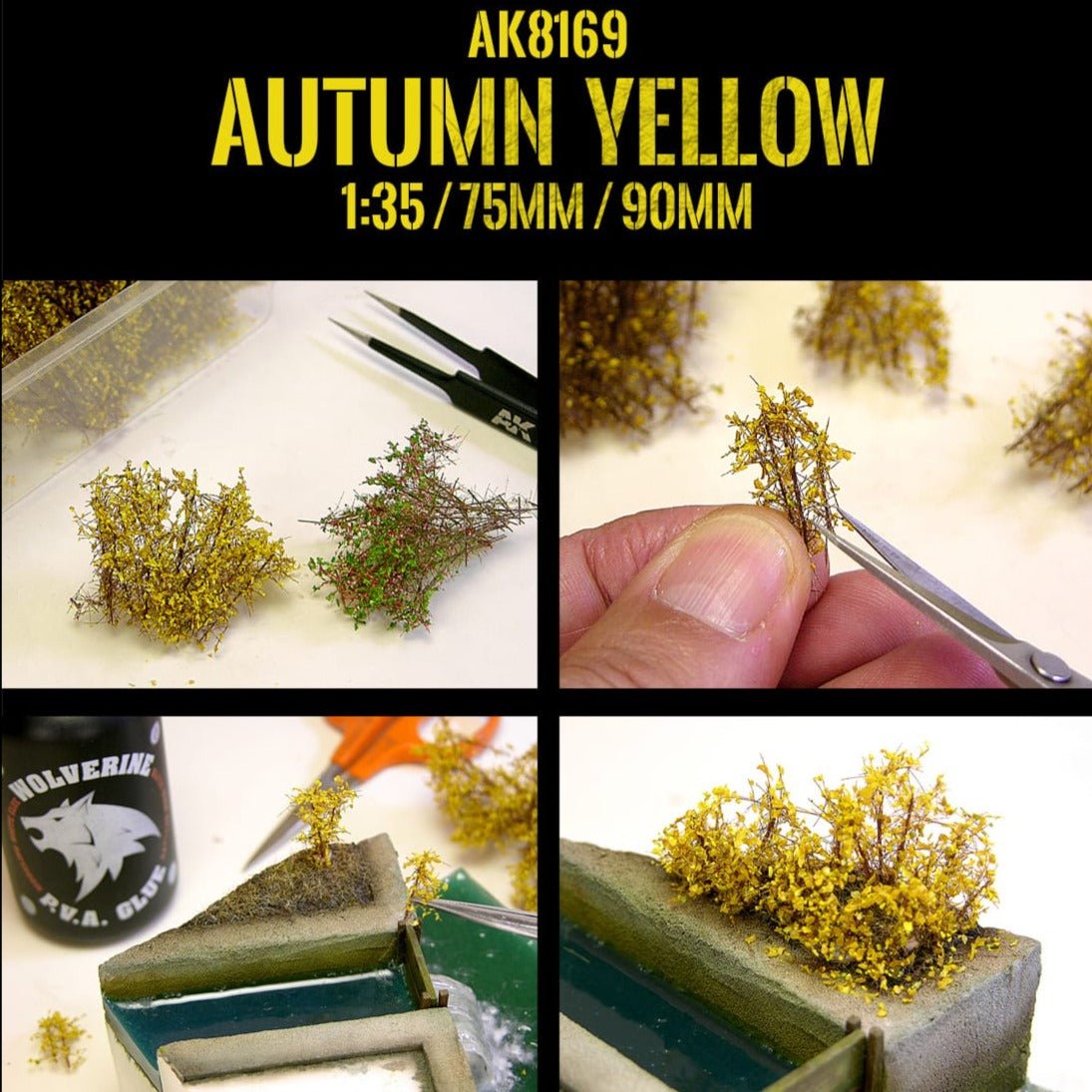 AK Interactive Autumn Yellow Shrubberies (AK8169)