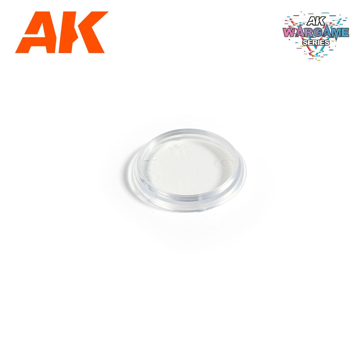AK Interactive - Clear Hollow Round Bases 40mm X 5 (AK1114)