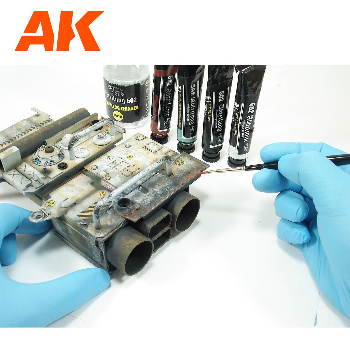 AK Interactive Flexible Airbrush Stencil 1/48, 1/72 (AK9080)