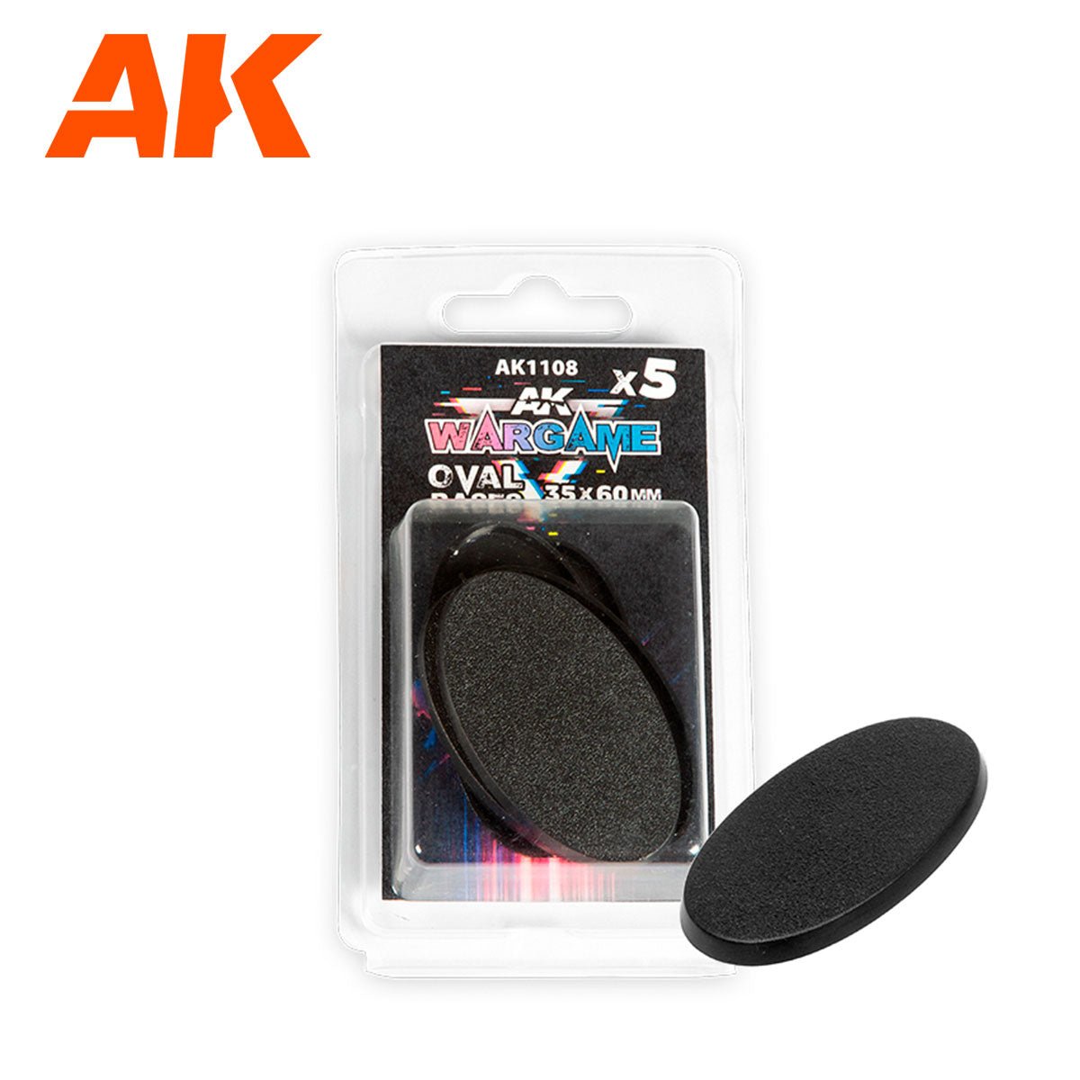 AK Interactive - Oval Bases 35x60mm X 5 (AK1108)