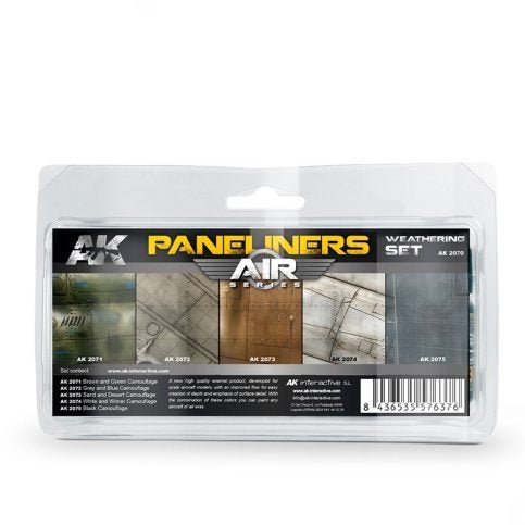 AK Interactive Paneliners Weathering Set (AK2070)
