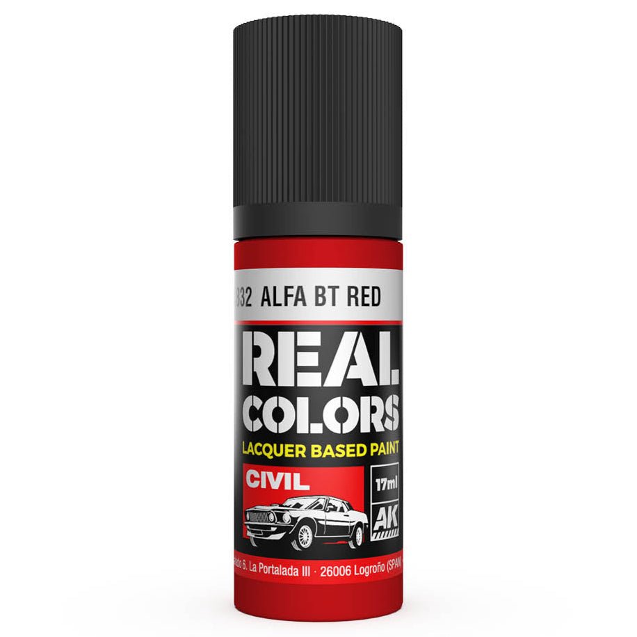 AK Interactive Real Colors - Alfa BT Red 17ml. (RC832)