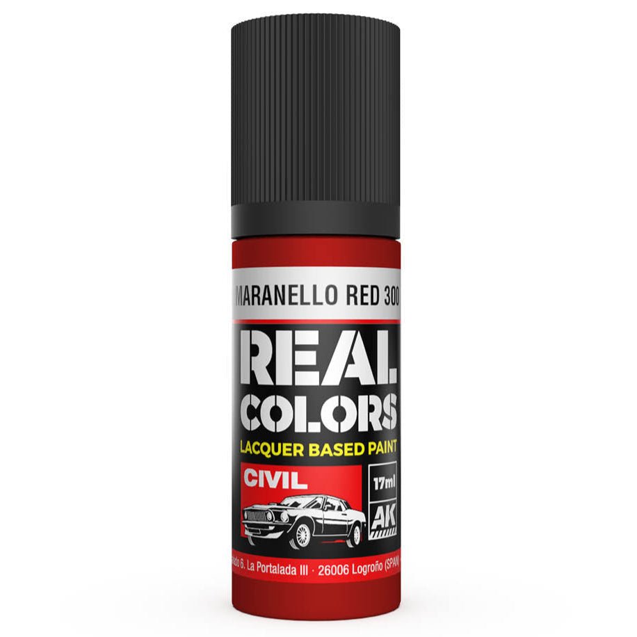 AK Interactive Real Colors - Maranello Red 300 17ml. (RC834)