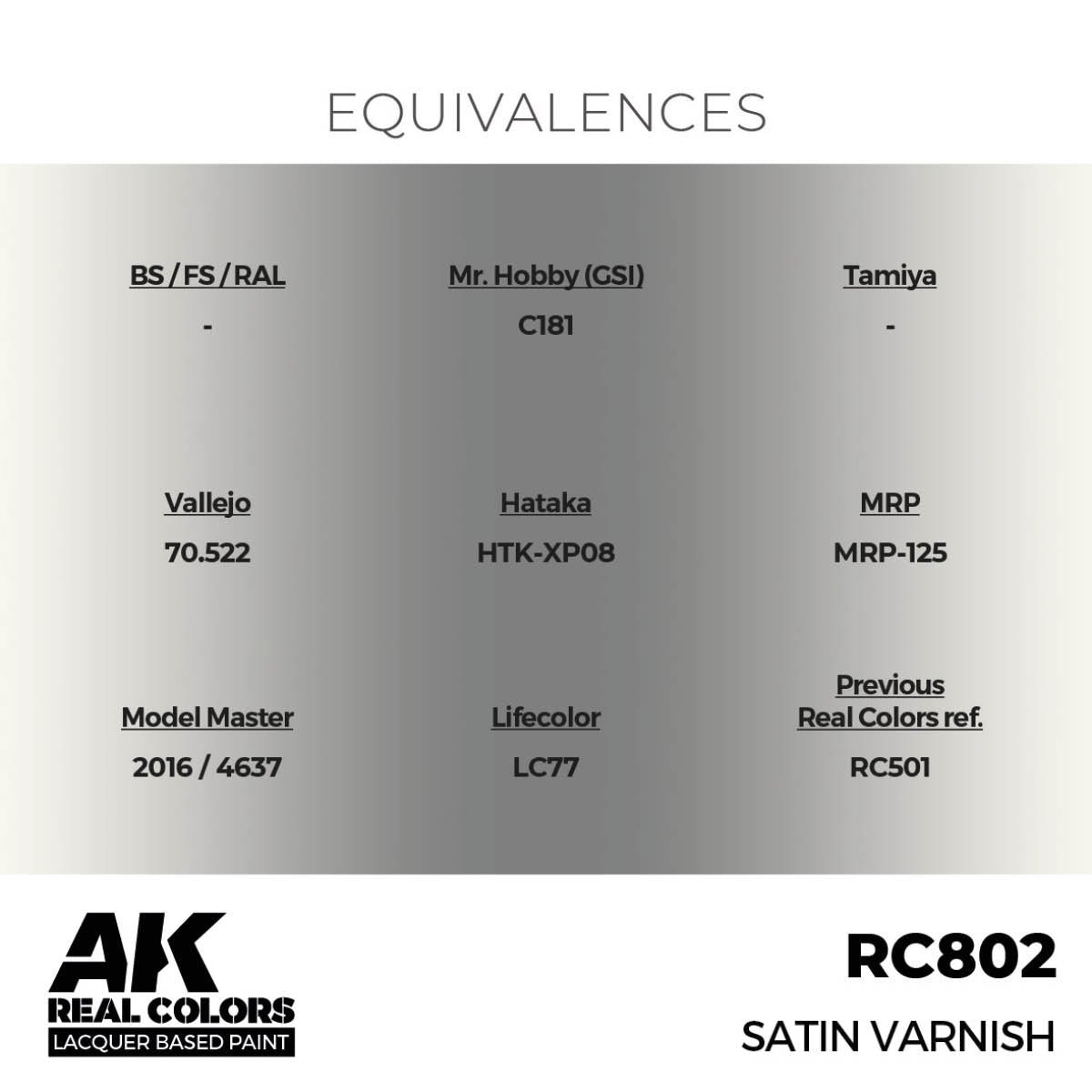 AK Interactive Real Colors - Satin Varnish 17ml. (RC802)