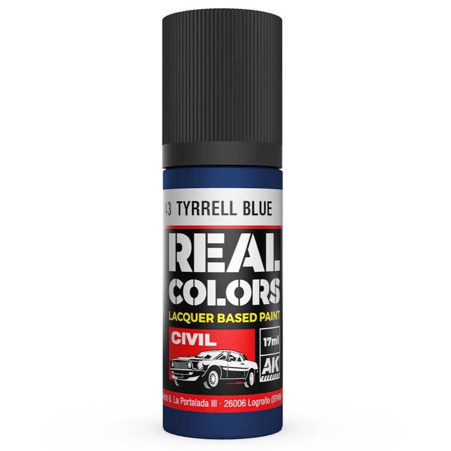 AK Interactive Real Colors - Tyrrell Blue 17ml. (RC843)