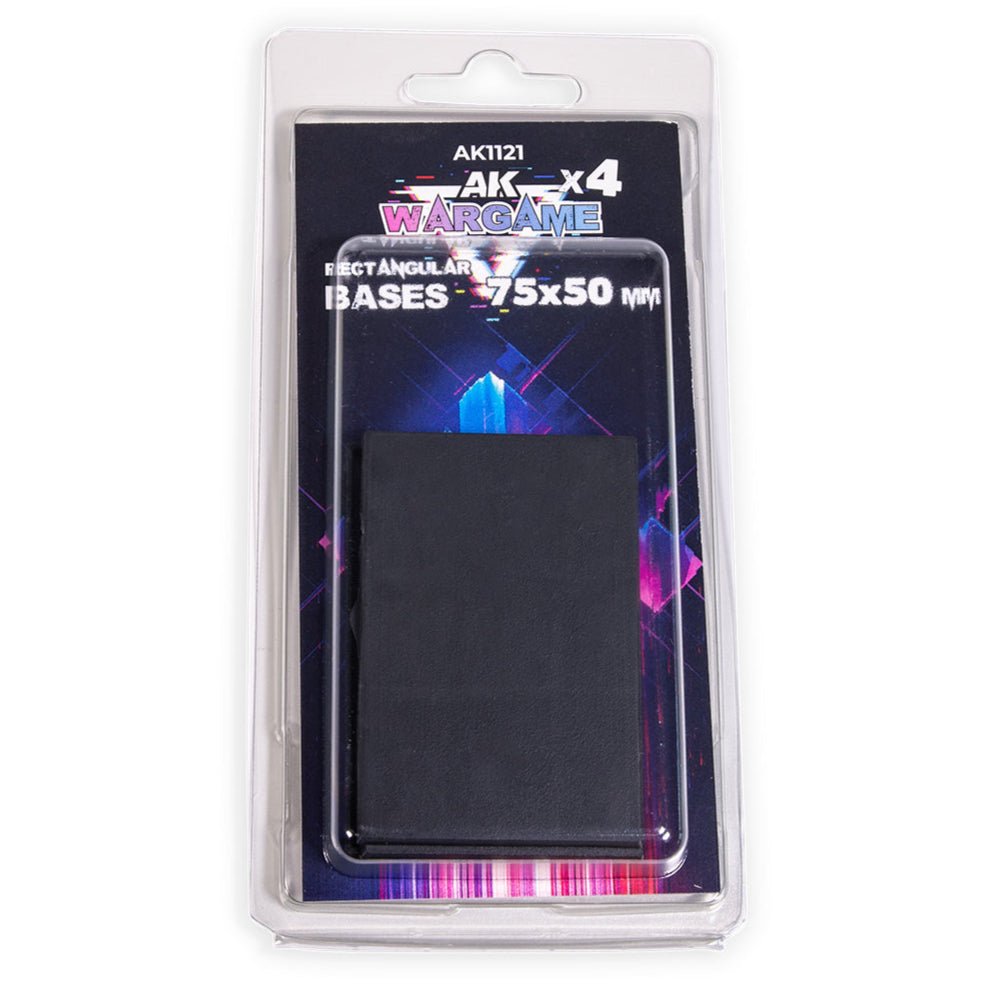 AK Interactive - Rectangular Bases 75x50mm X 4 (AK1121)