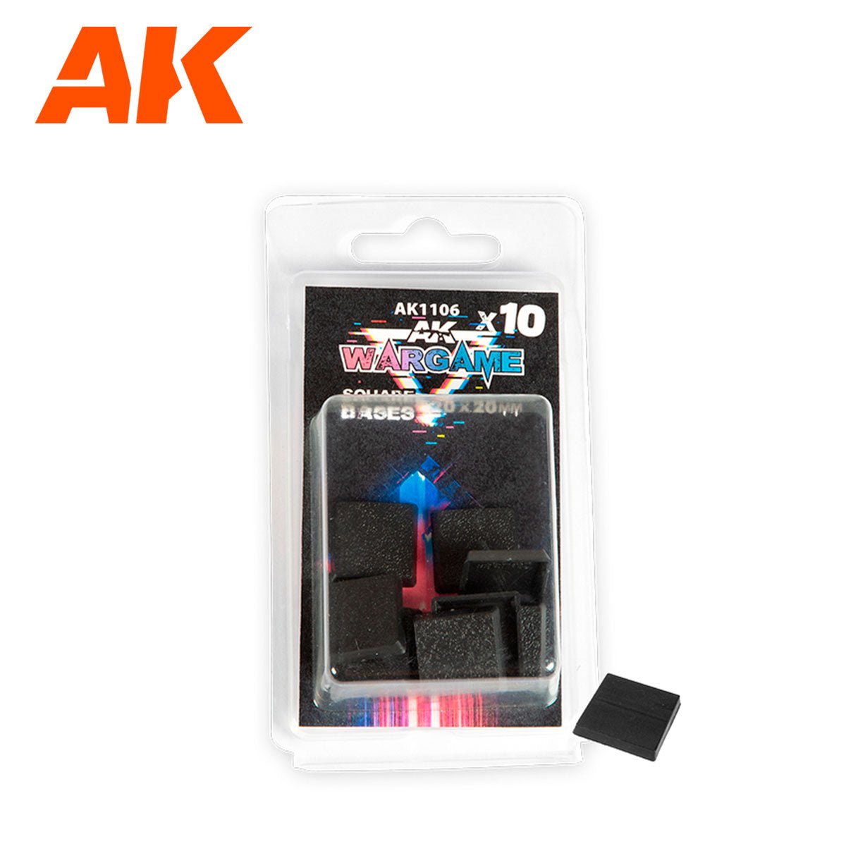 AK Interactive - Square Bases 20x20mm X 10 (AK1106)