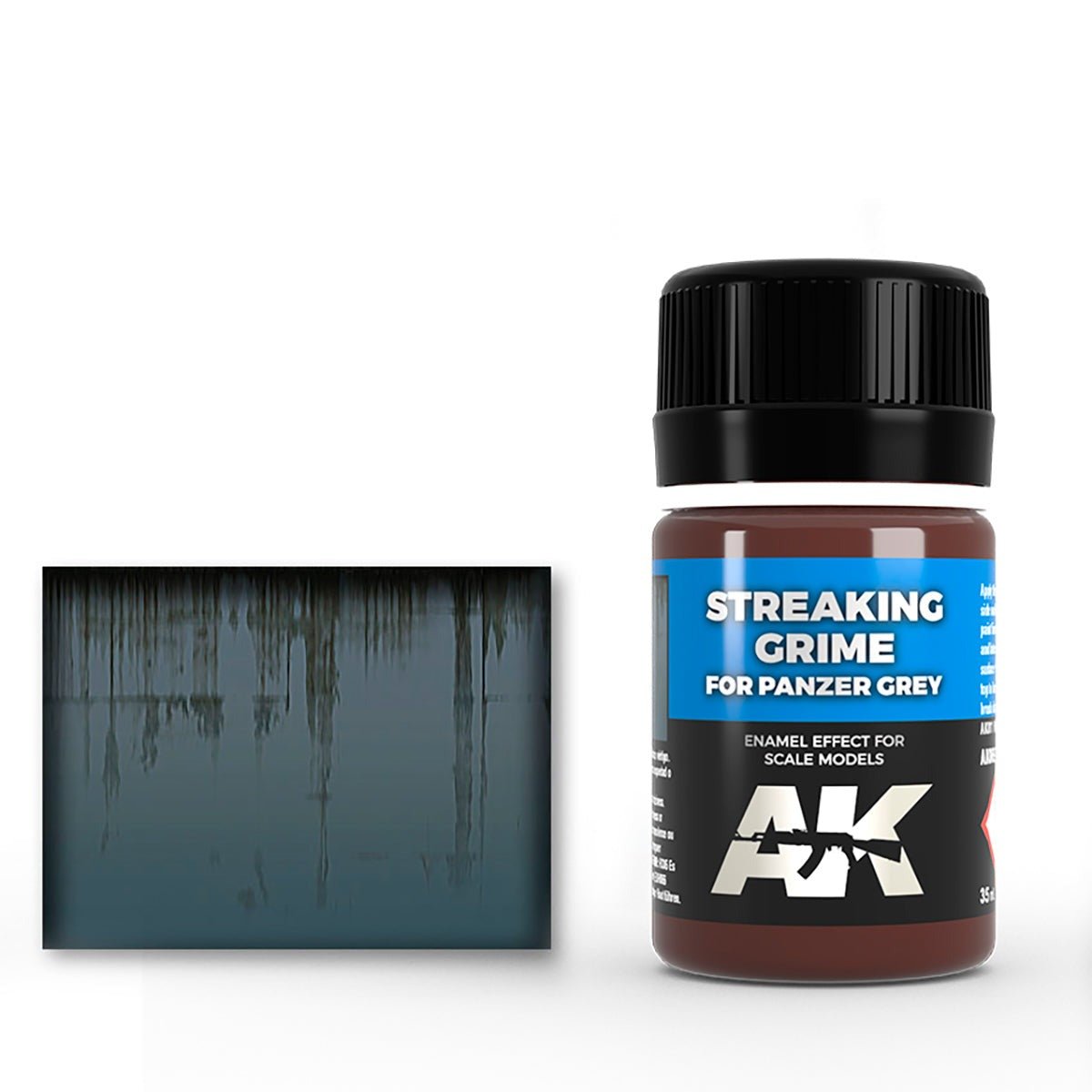 AK Interactive Streaking Grime for Panzer Grey Vehicles 35ml (AK069)