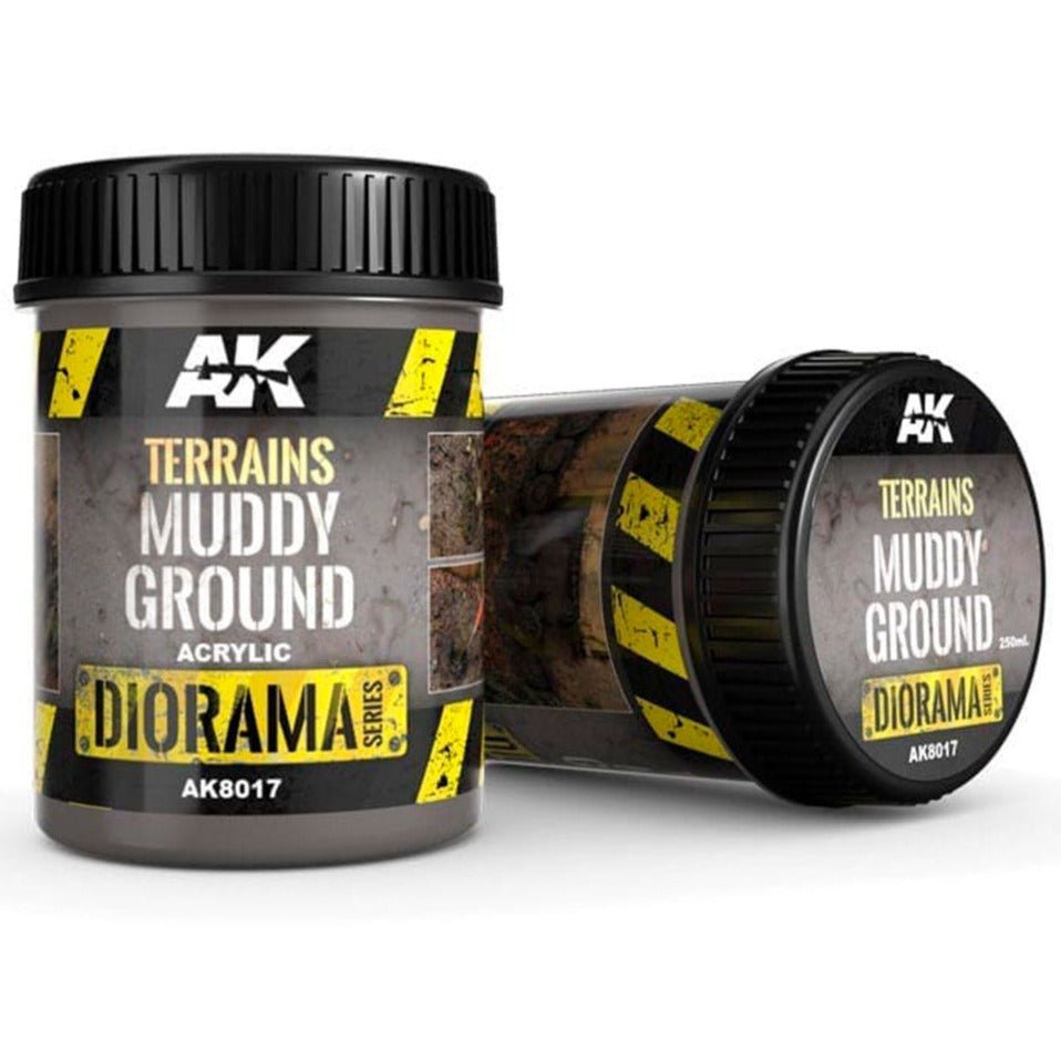 AK Interactive Terrains Muddy Ground 250ml (AK8017)