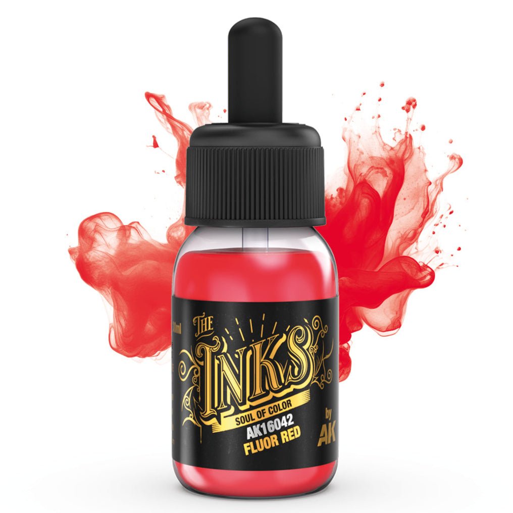 AK Interactive the Inks - Fluor Red (AK16042)