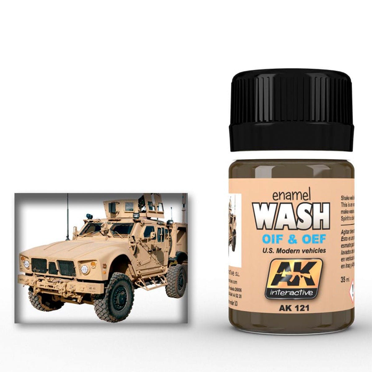 AK Interactive Wash for OIF & OEF - US Vehicles (AK121)
