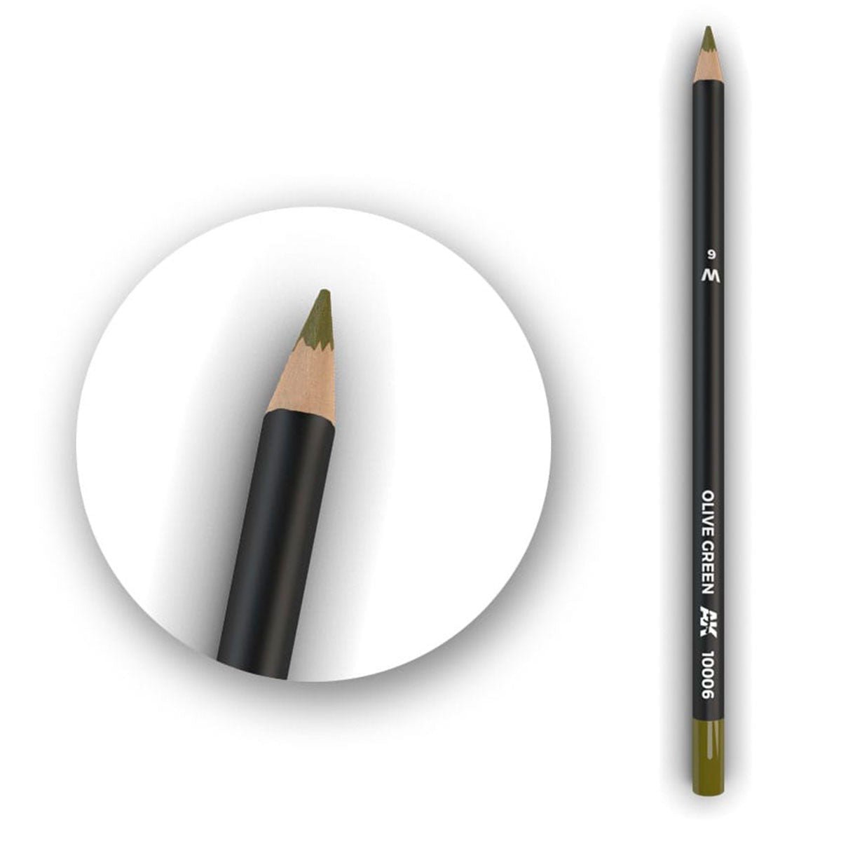 AK Interactive Watercolor Pencil Olive Green (AK10006)