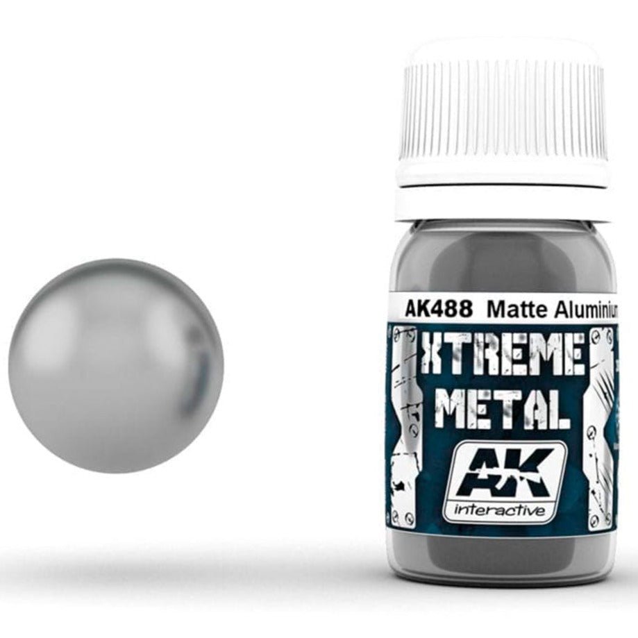 AK Interactive XTREME METAL Matte Aluminium (AK488)