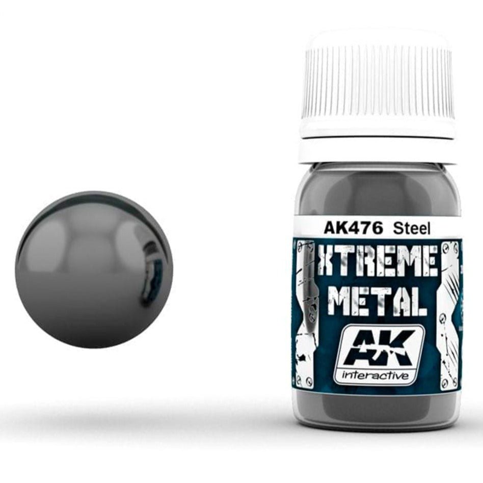 AK Interactive XTREME METAL Steel (AK476)