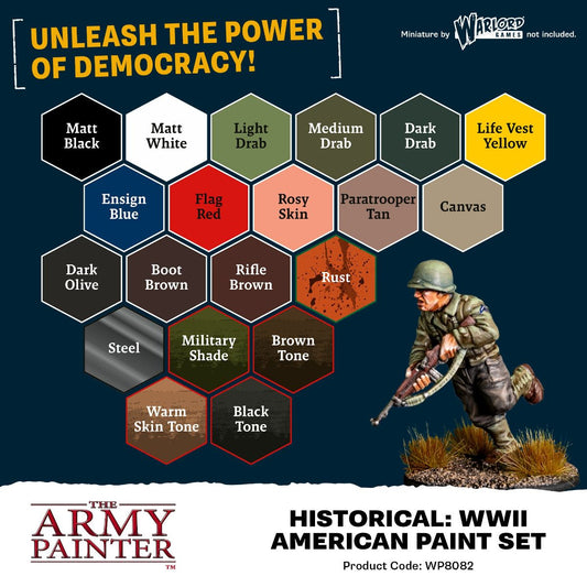 Army Painter Historical: WWII American Paint Set