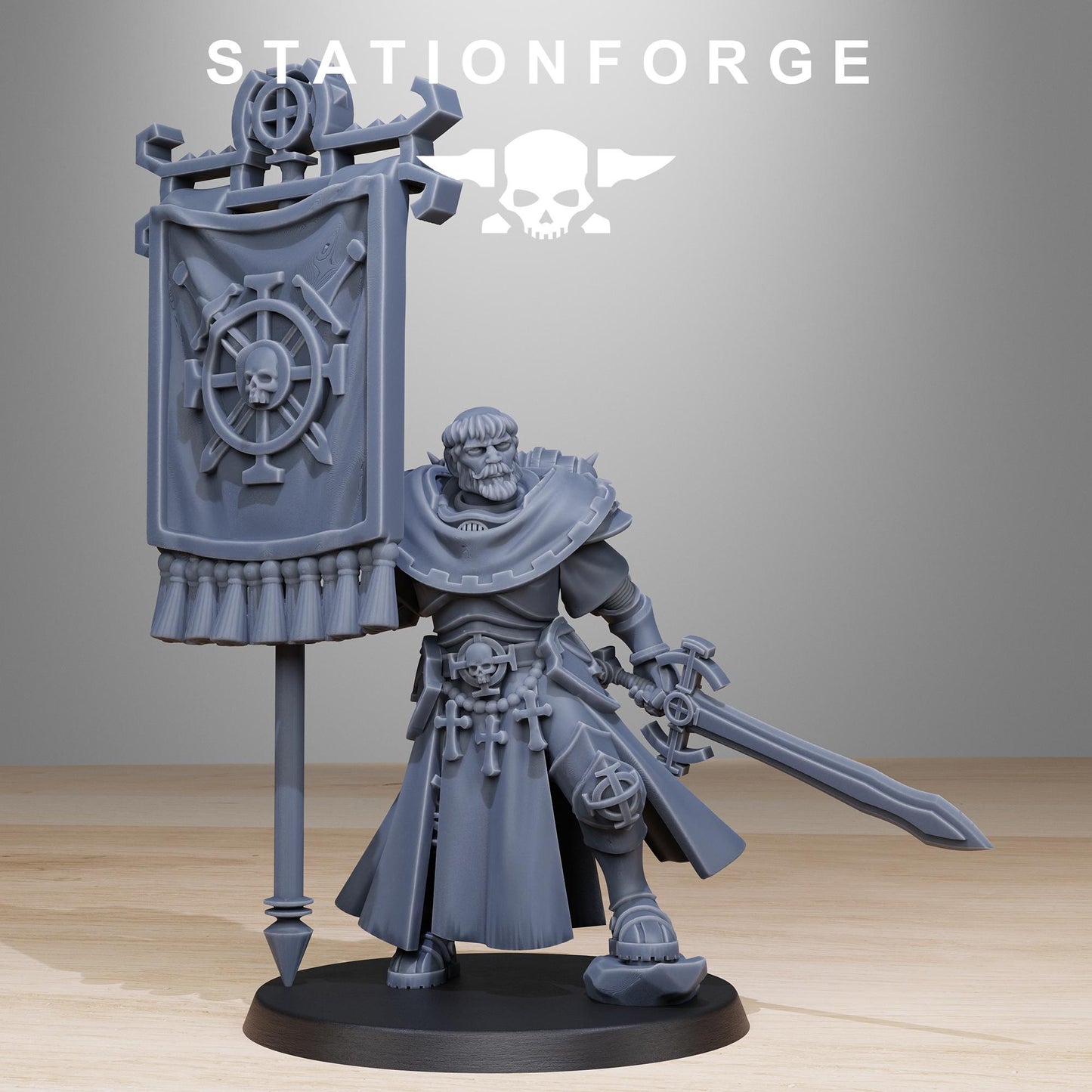 Station Forge Vodalites Brotherhood Bearer 3d printed proxie Wargames