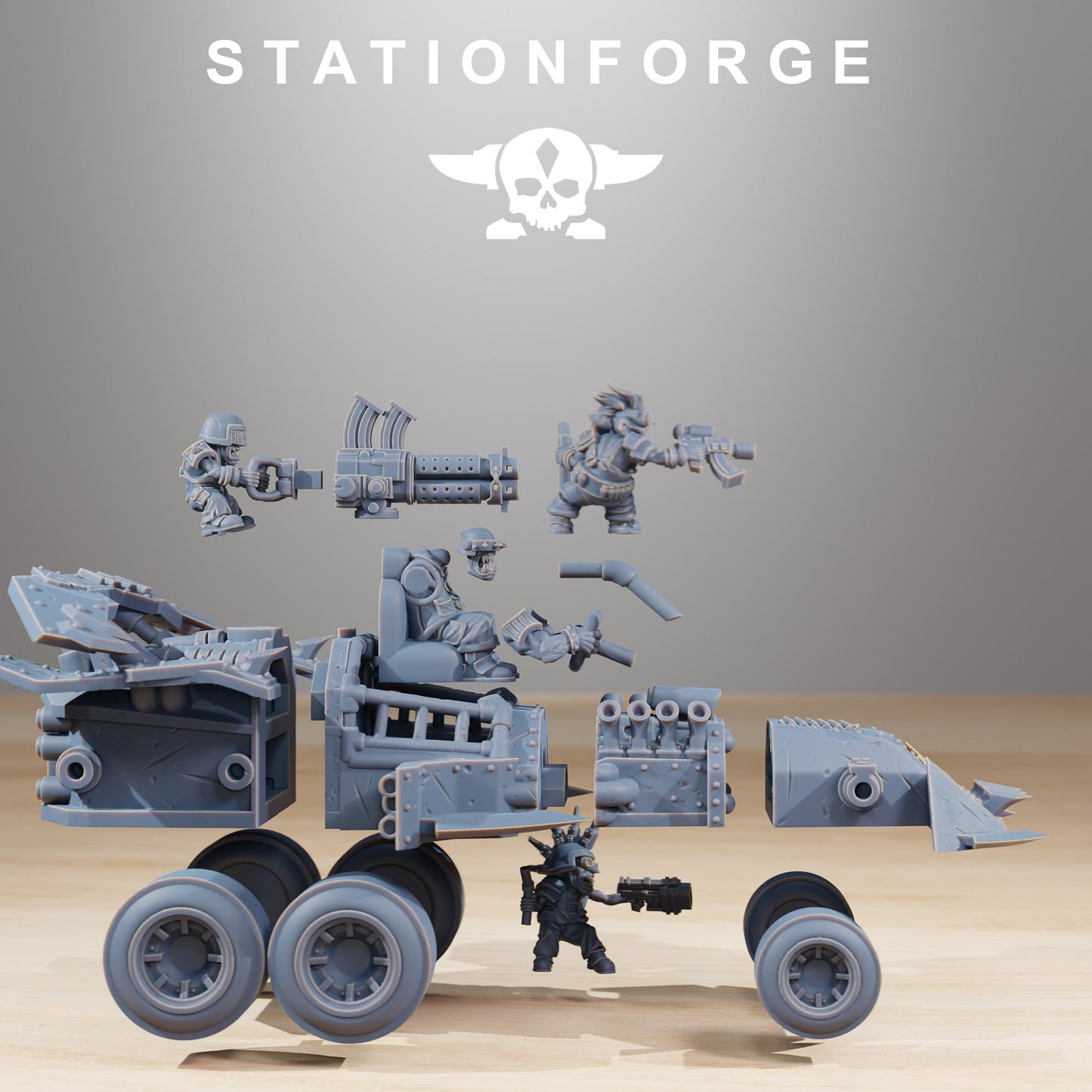 Station forge Orkaz Speedsters Proxy minitures Tabletop RPG Wargaming 3 to choose from