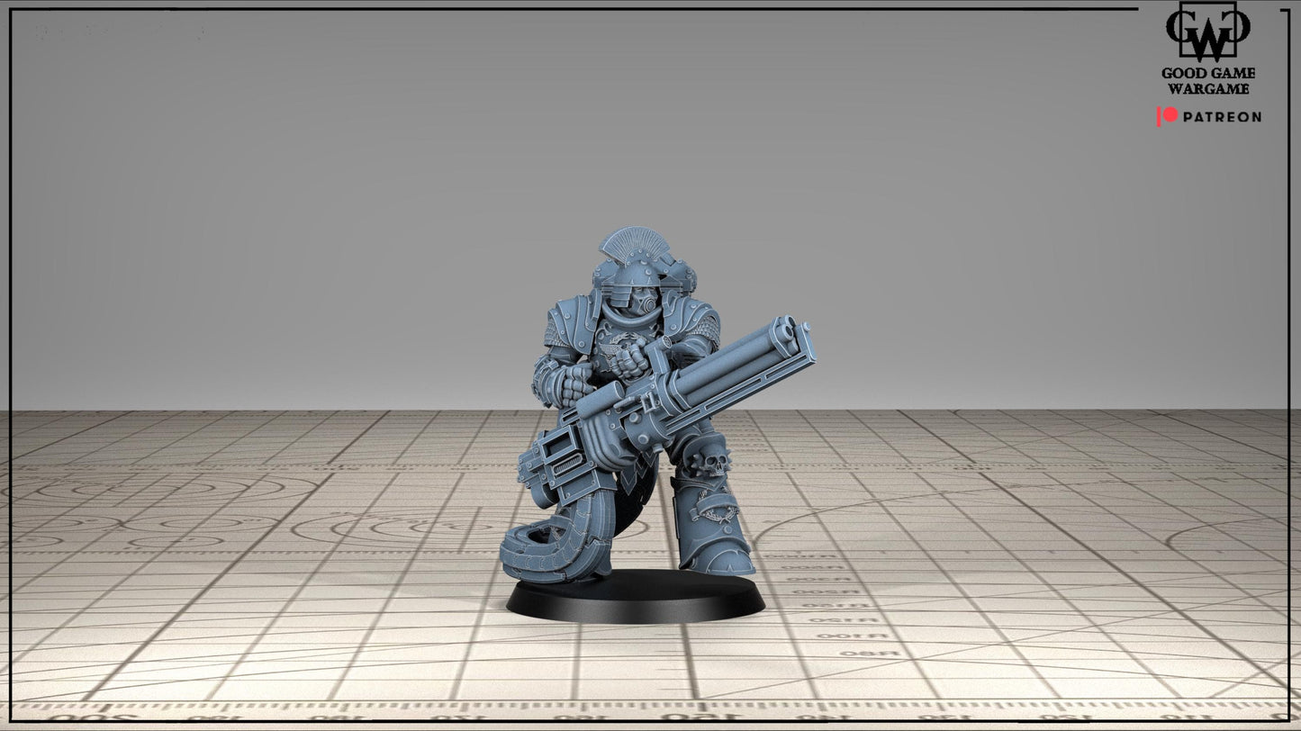 Tonantis Warrior HSQ 1 Thunder Warriors SQ Melee Unit by GGW (5 figures supplied) prebuilt
