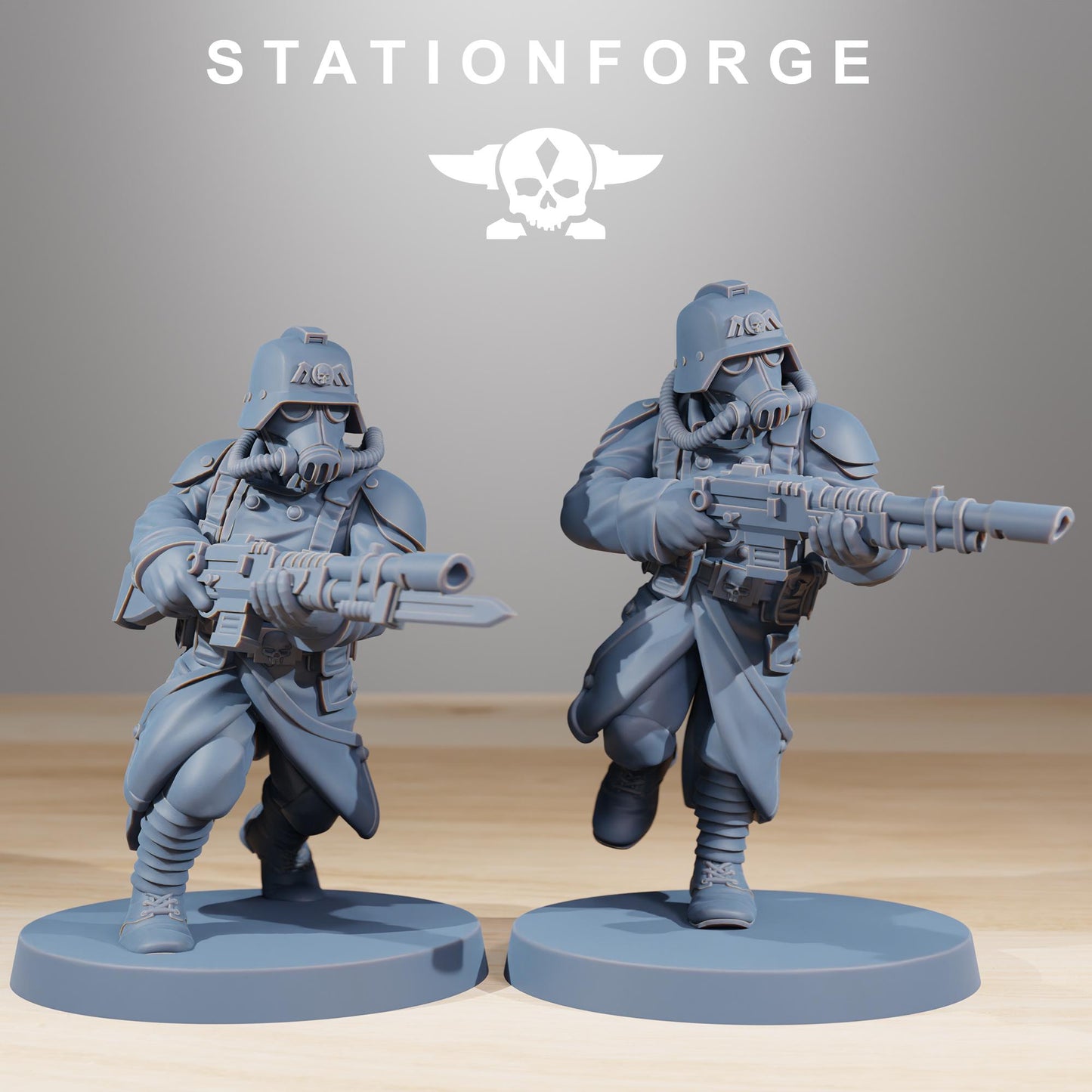 Station ForgeGrimGuard Acolytes 3d printed proxie Wargames