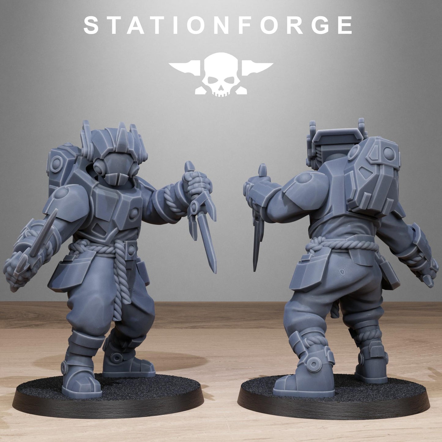 Station ForgeTarion Melee Infantry Proxy minitures Tabletop RPG Wargaming