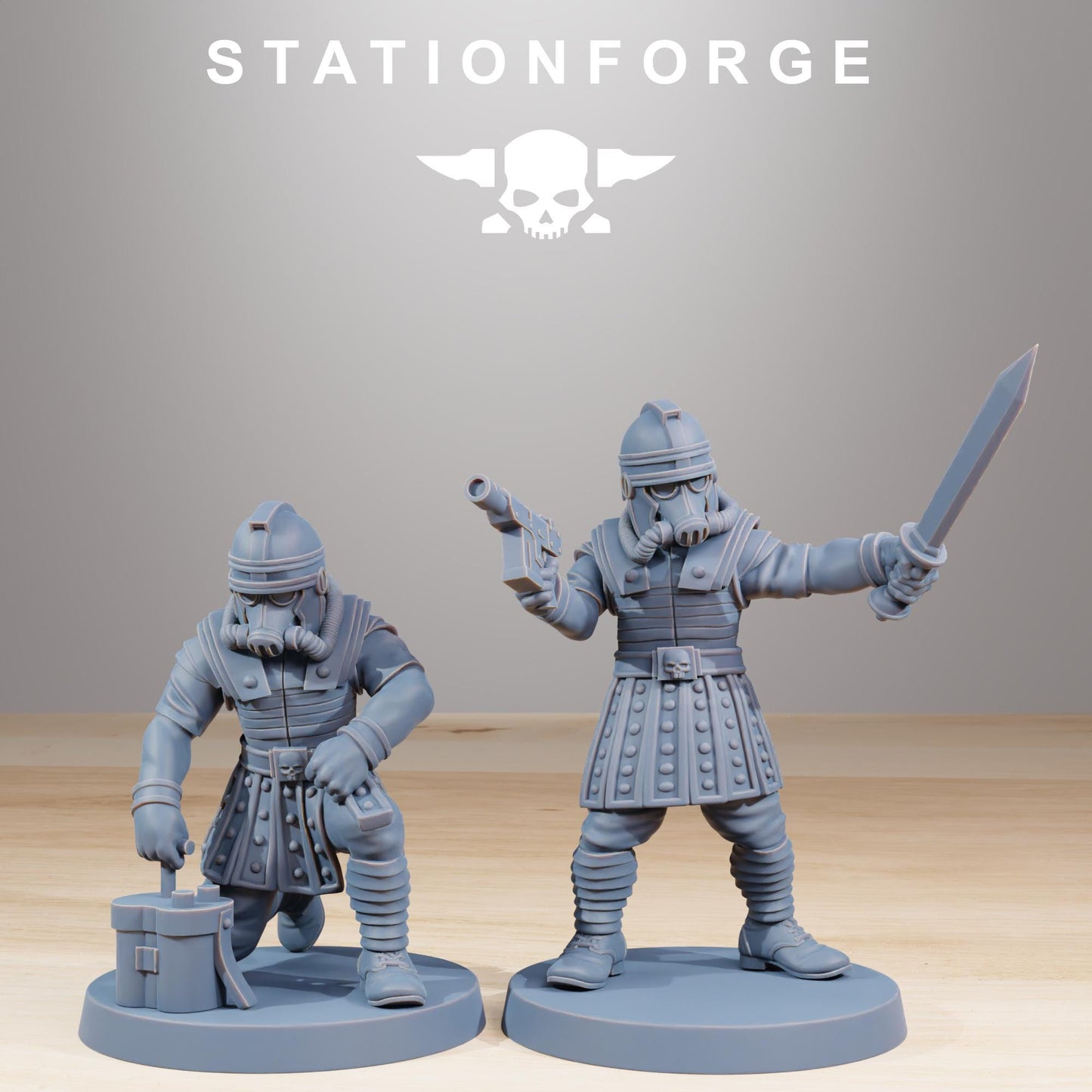 Station Forge GrimGuard Vexillatio 3d printed proxie Wargames Minitures