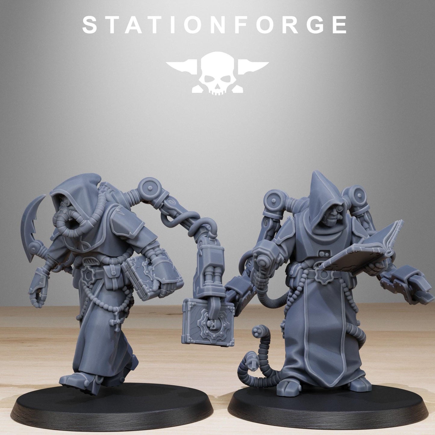 Station Forge Scavenger_Monks Proxy minitures Tabletop RPG Wargaming