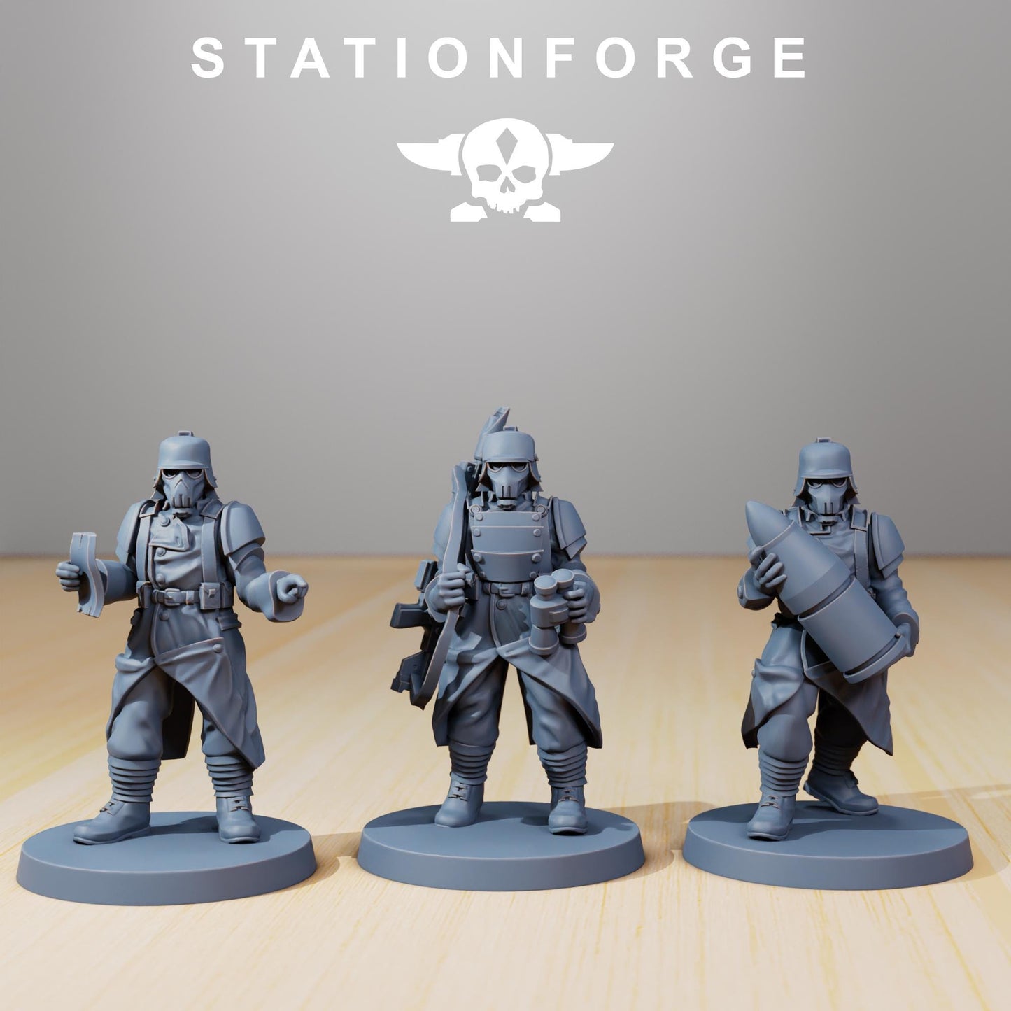 Station Forge GrimGuard Artillery 3d printed proxie Wargames