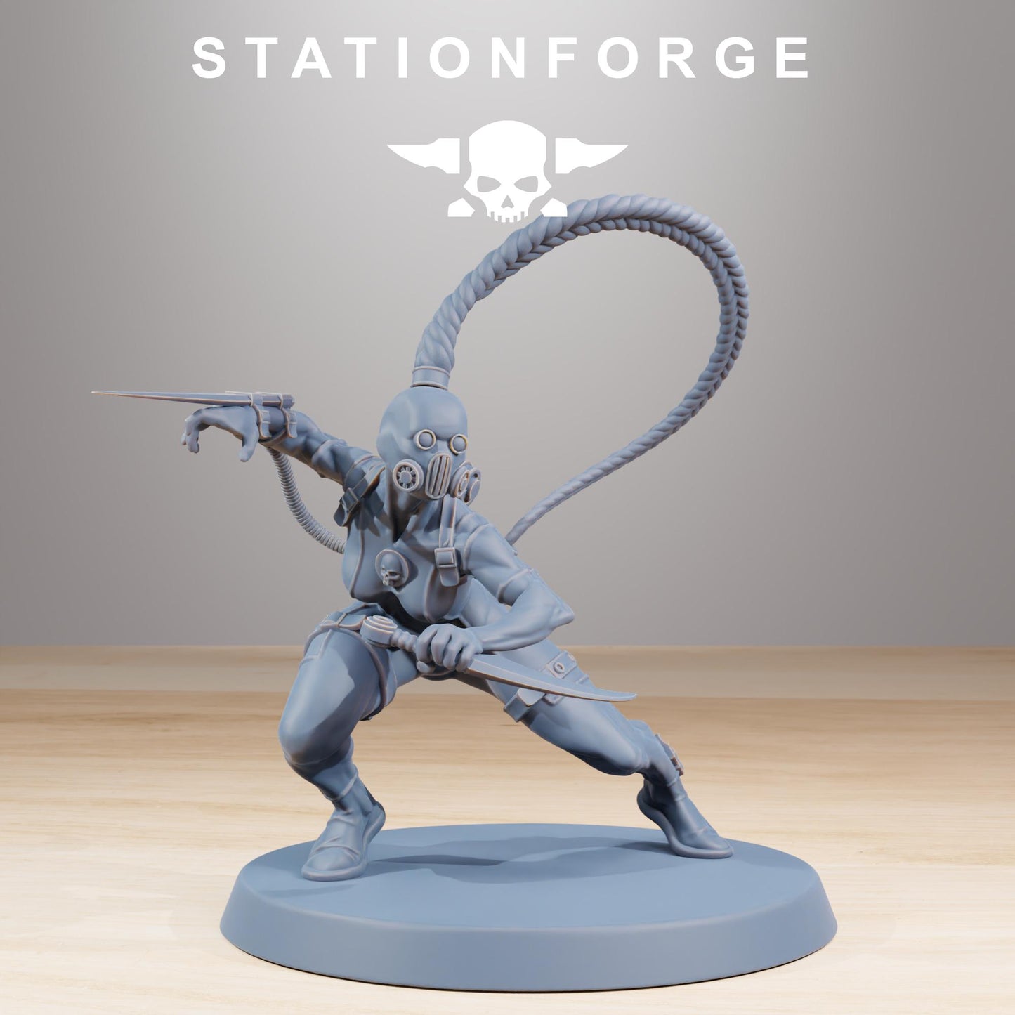 Station Forge GrimCorp Bounty Hunters 3d printed proxie Wargames