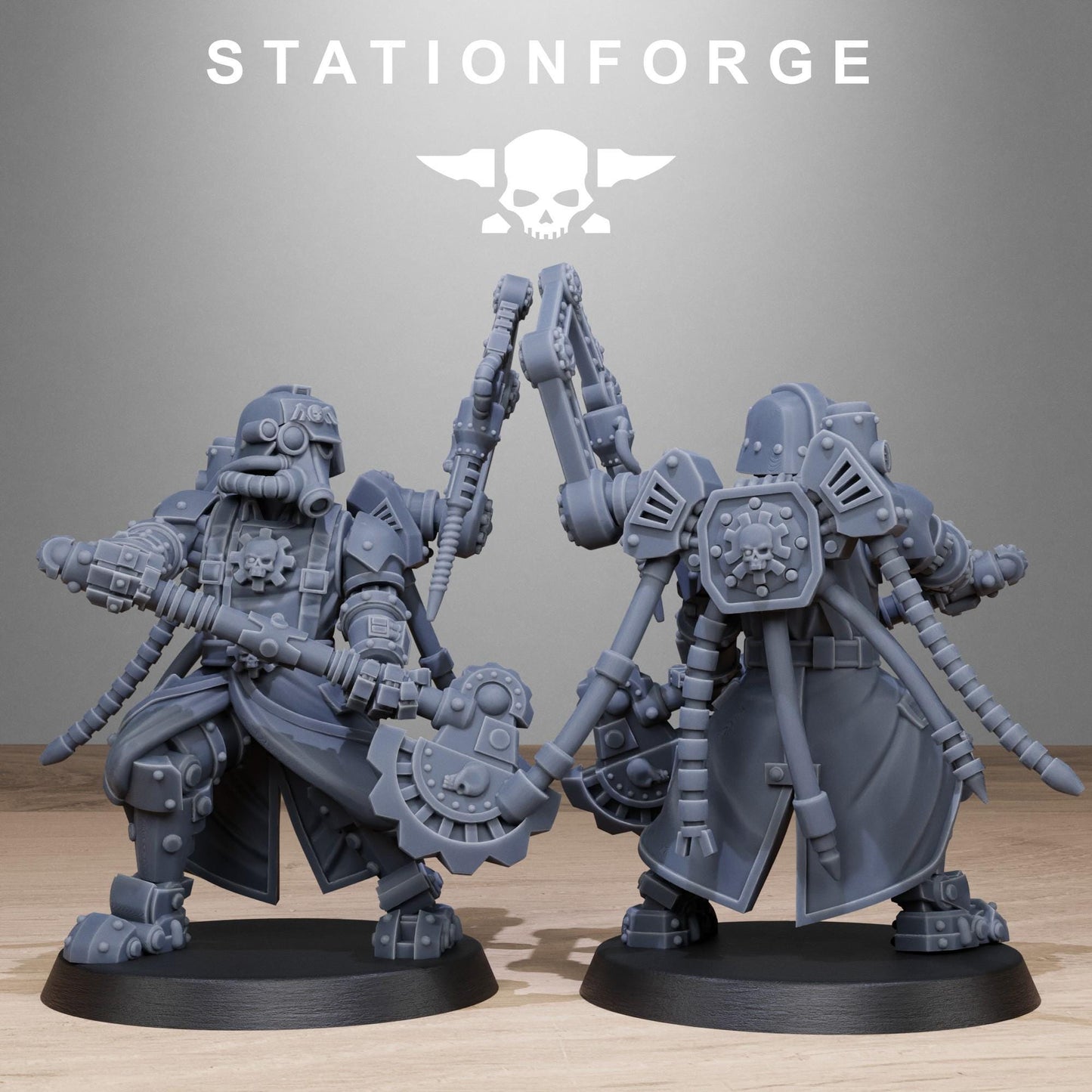 Station Forge GrimGuard Tech Engineers 3d printed proxie Wargames
