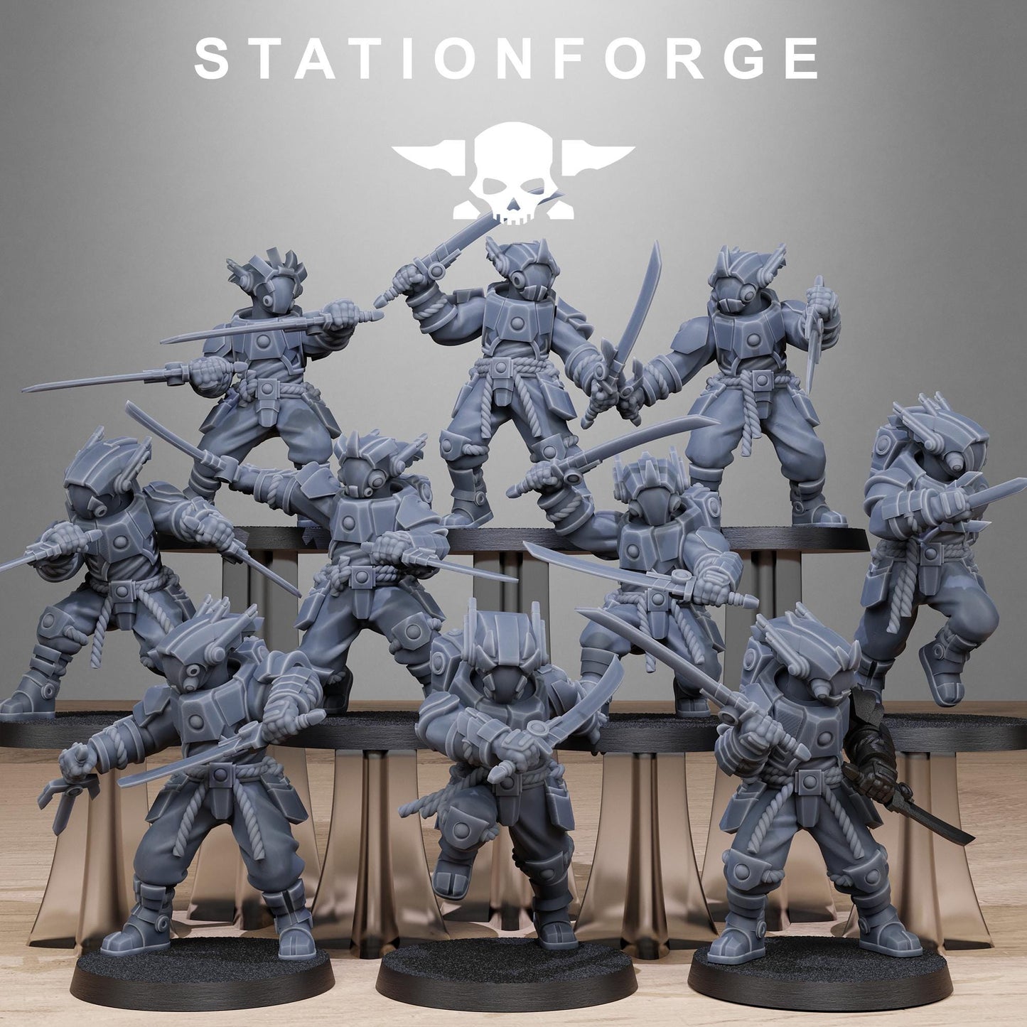 Station ForgeTarion Melee Infantry Proxy minitures Tabletop RPG Wargaming