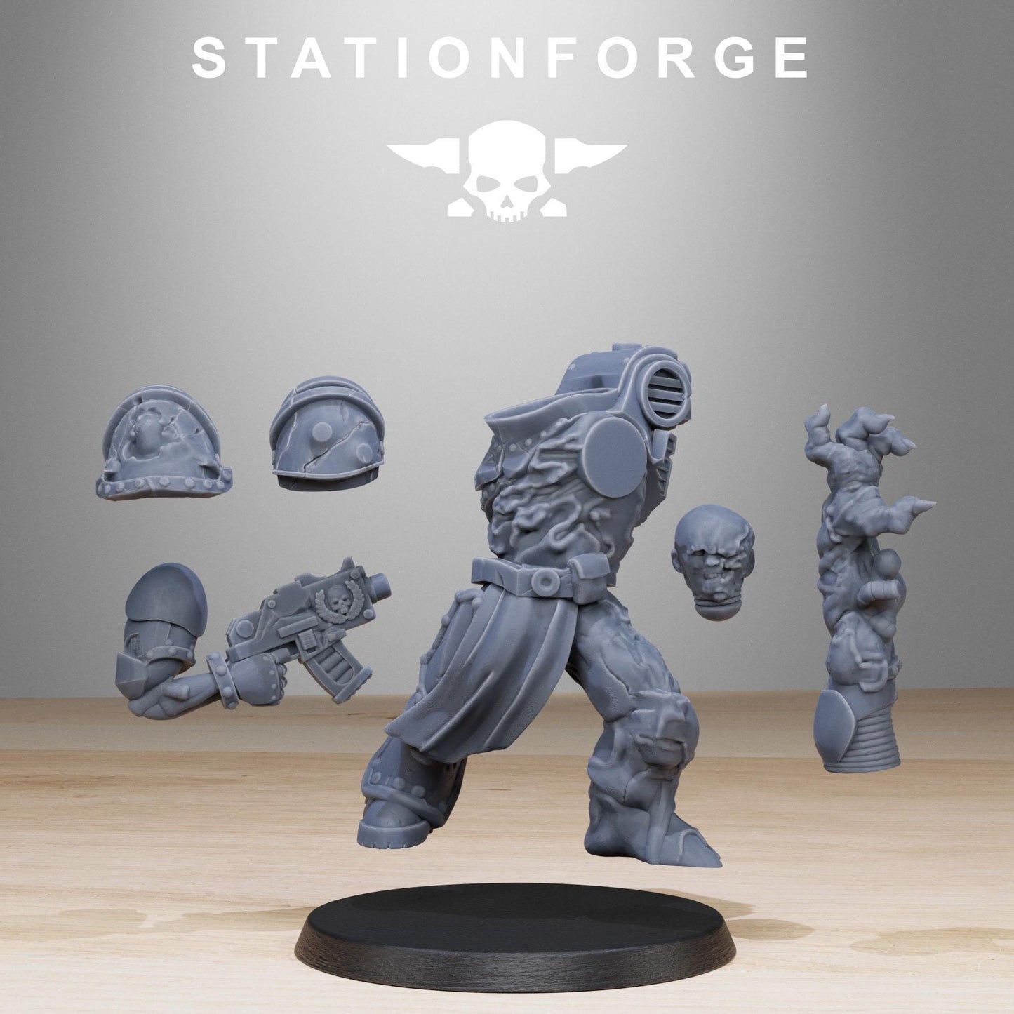 Station Forge Corrupted_Socratis_Infantry Team Proxy minitures Tabletop RPG Wargaming
