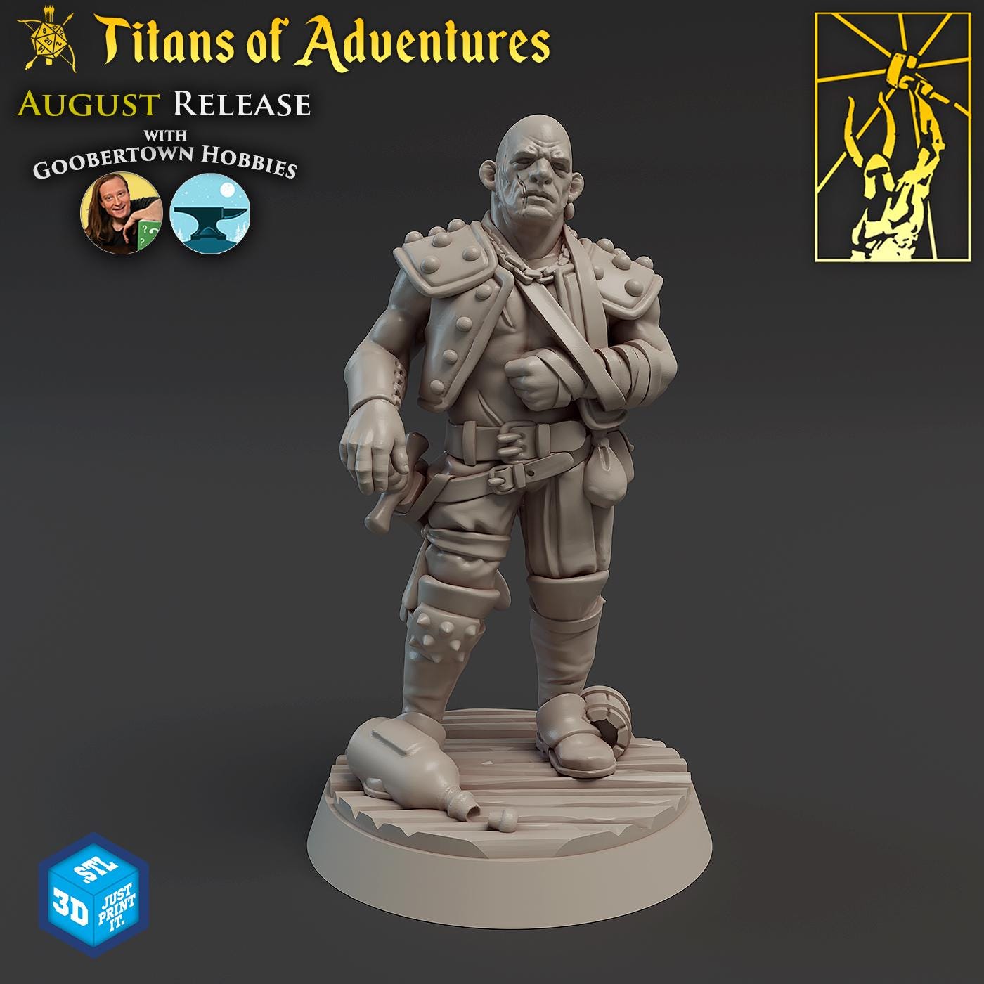 DnDs Town of Dark Secrets: Gobertown Townfolks Titan Forge Minis part 2