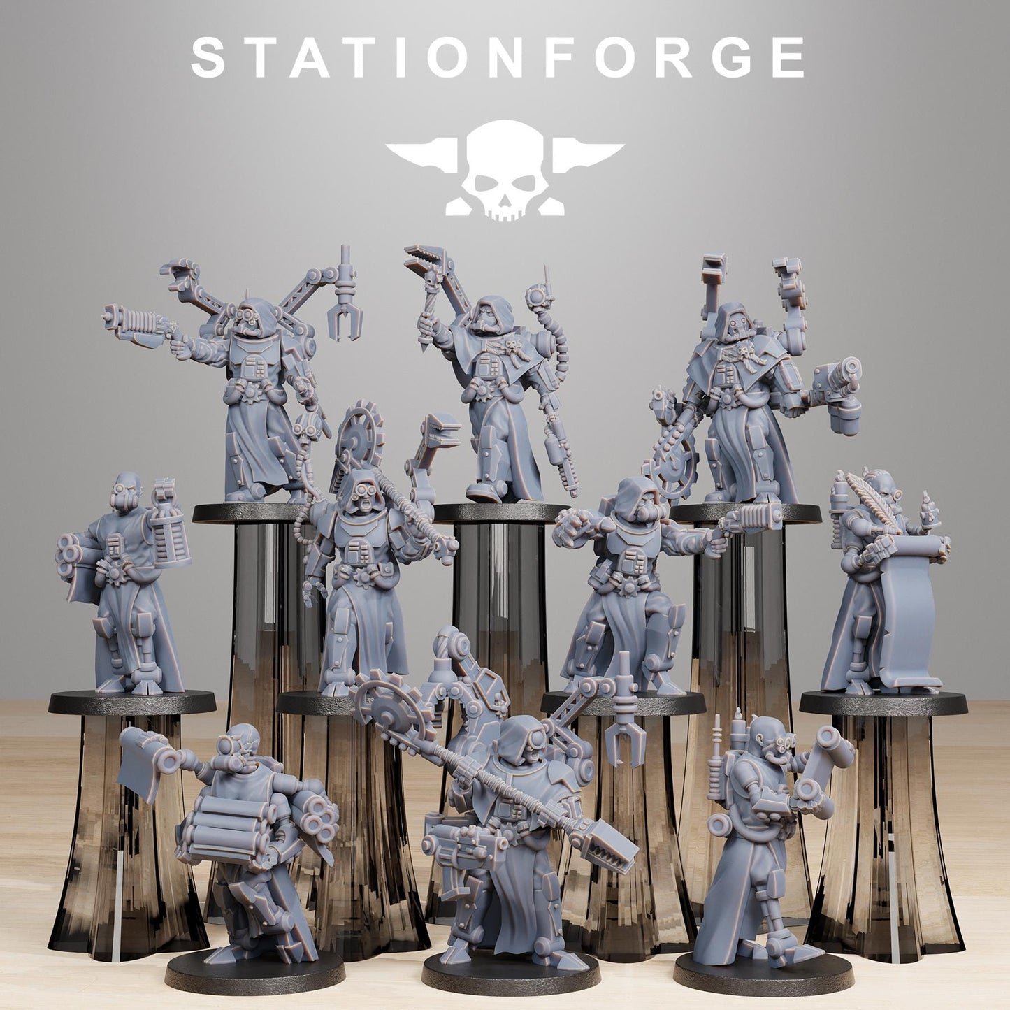 Station Forge Scavenger Vicars Proxy minitures Tabletop RPG Wargaming