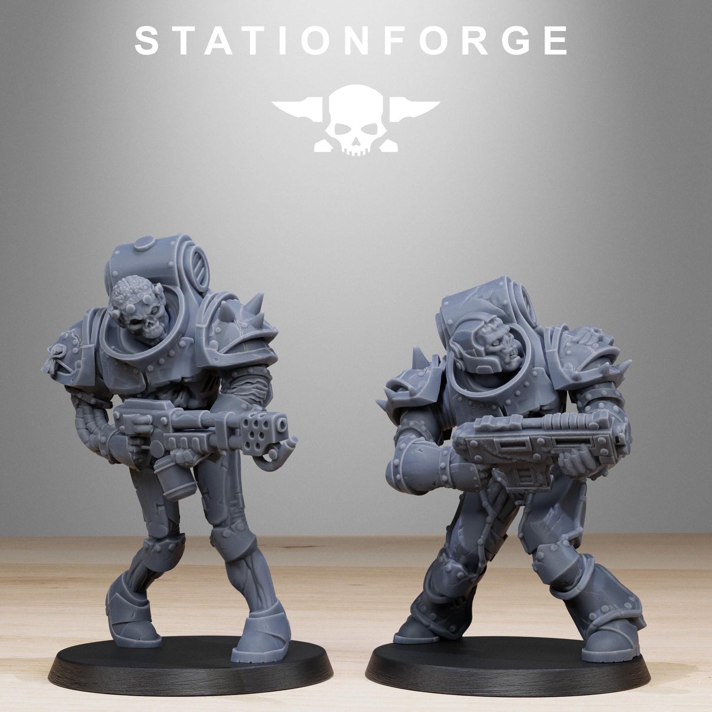 Station Forge Socratis_Zombies Proxy minitures Tabletop RPG Wargaming