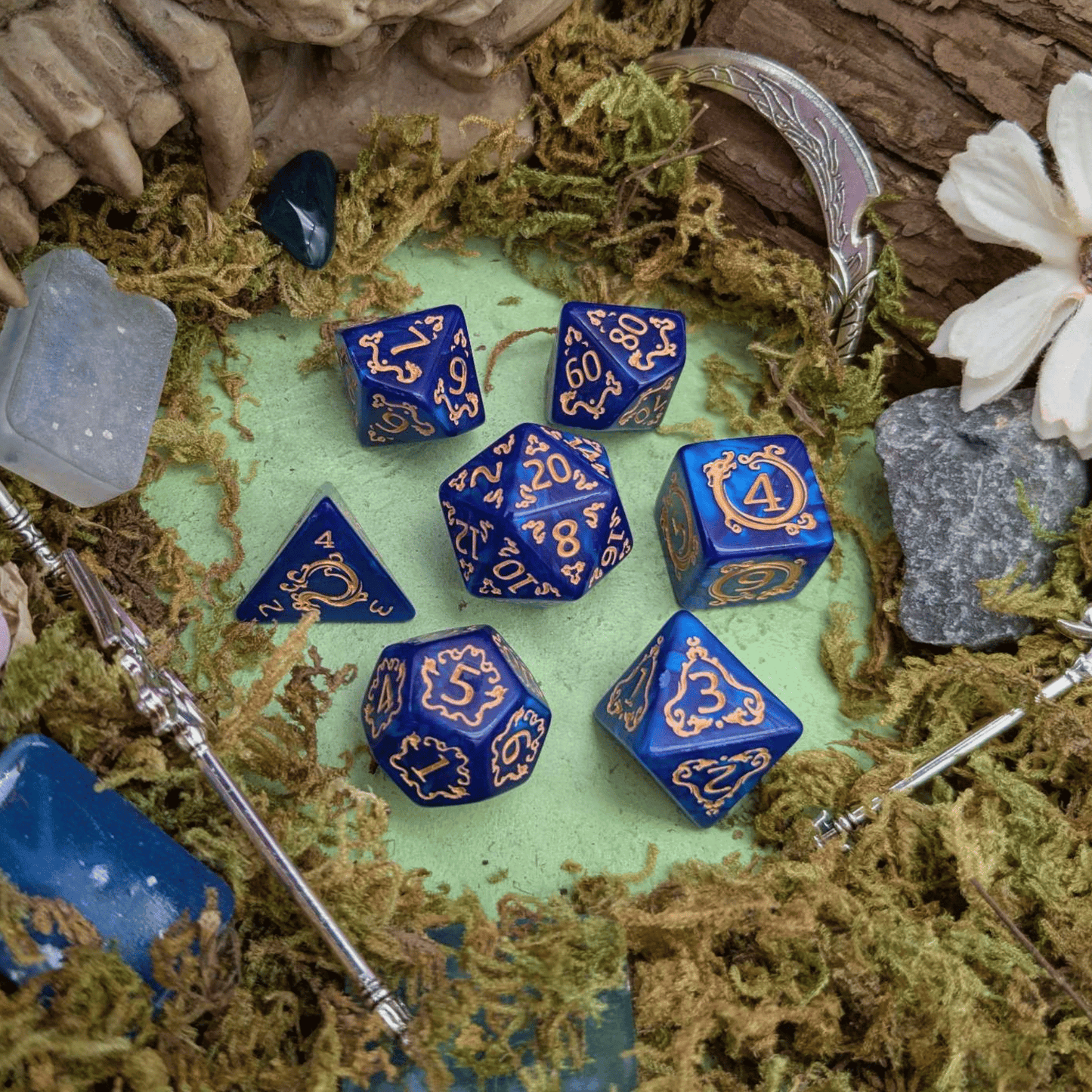 Dragon Blue Dice Set