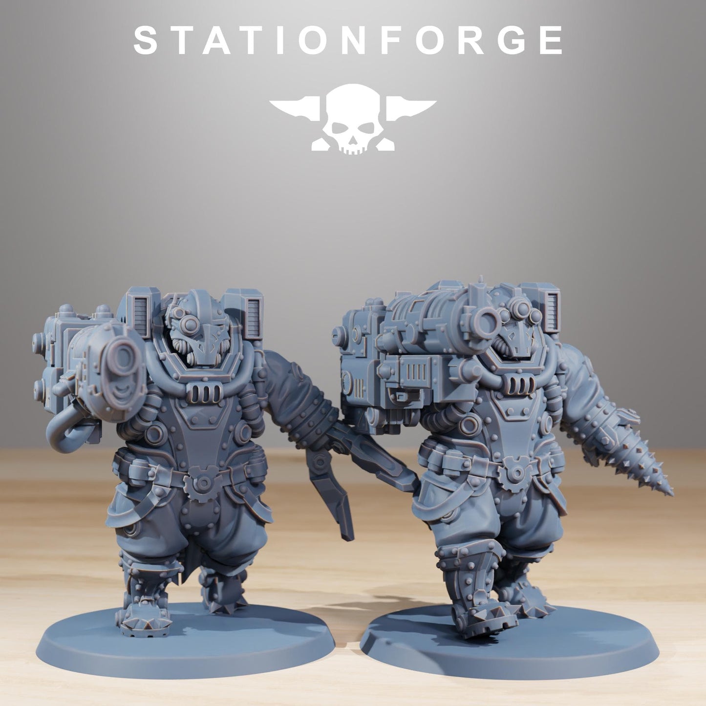 Station Forge Frontliners Heavy Support Proxy minitures Tabletop RPG Wargaming