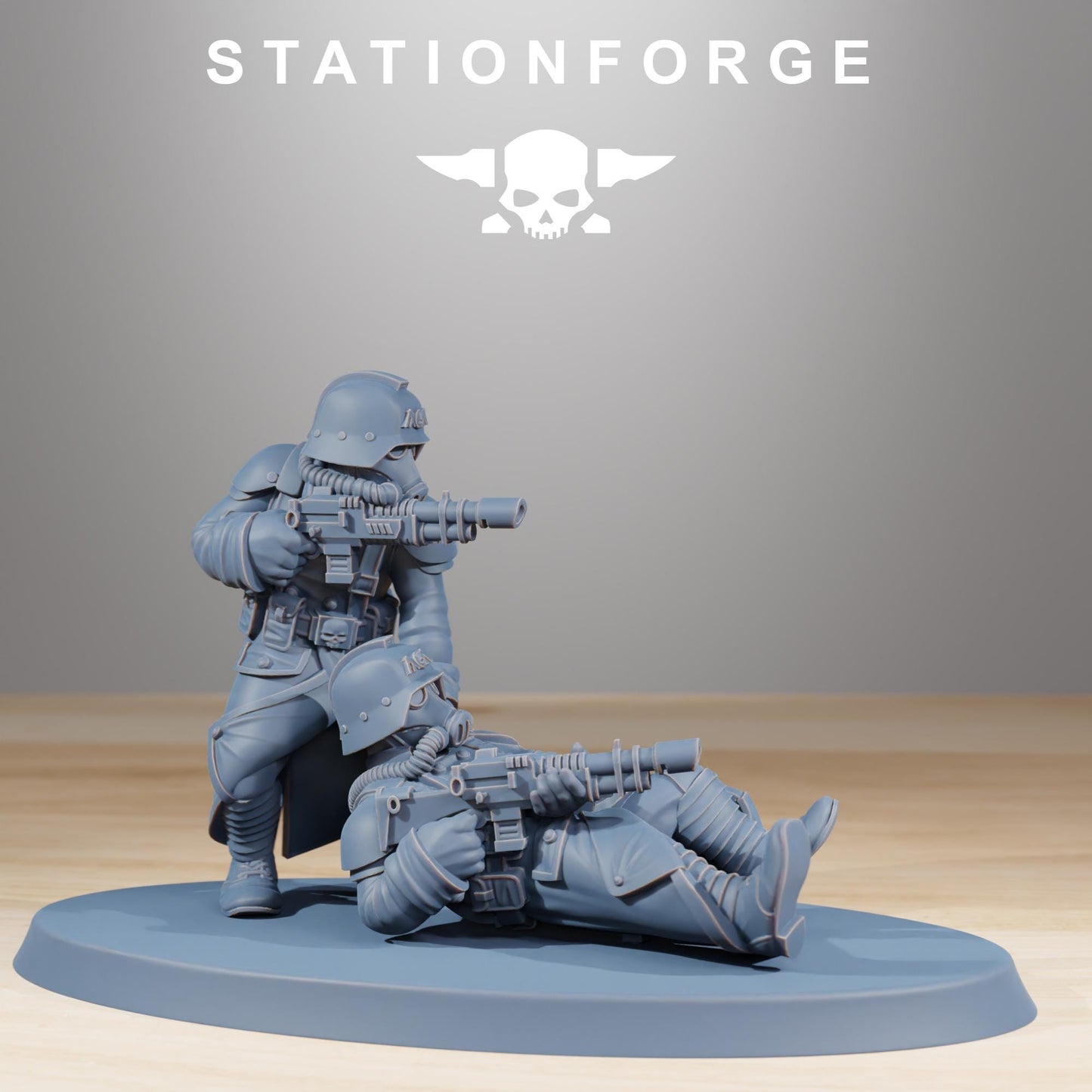 Station Forge GrimGuard Casualties 3d printed proxie Wargames