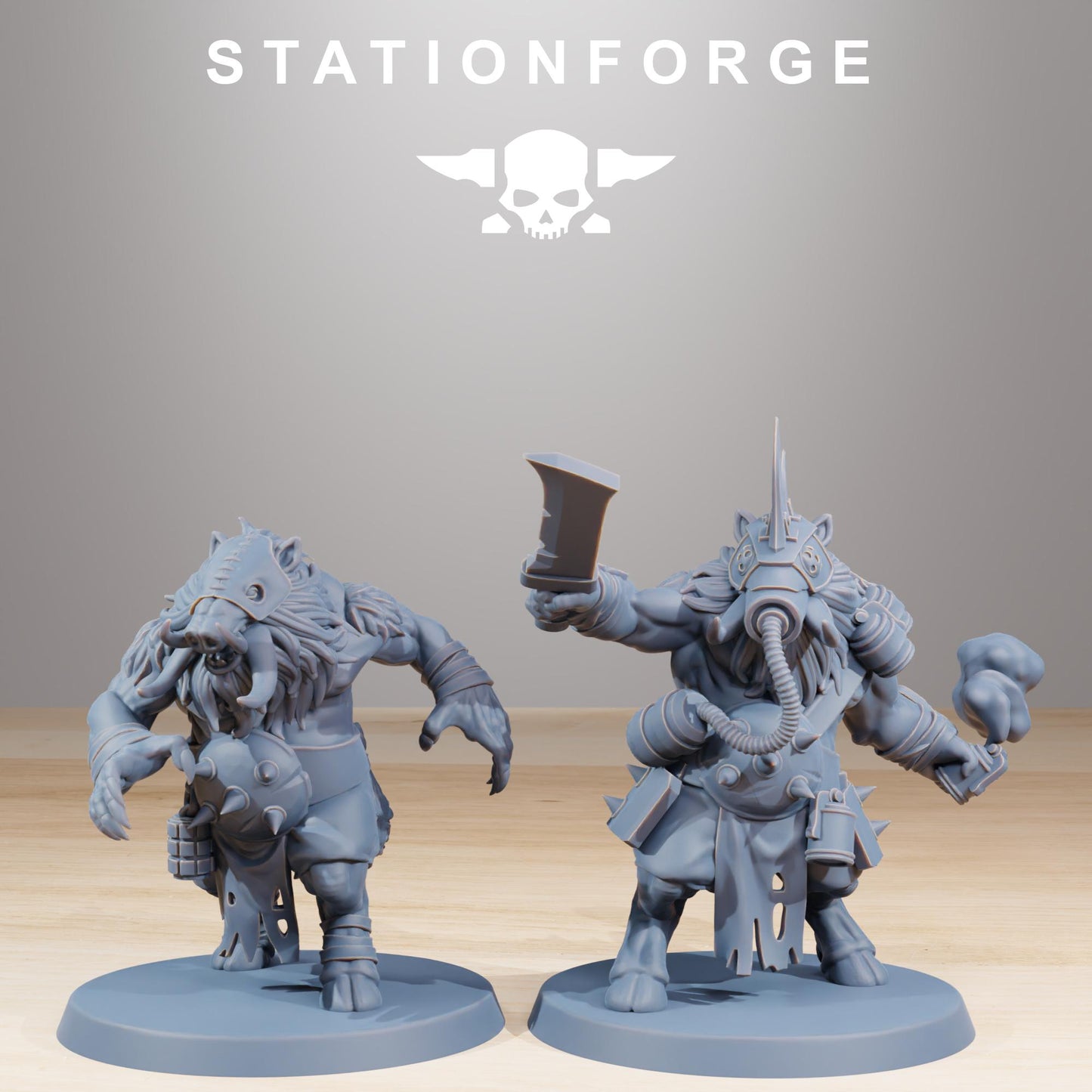 Station Forge Corrupted Beasts Team Proxy minitures Tabletop RPG Wargaming
