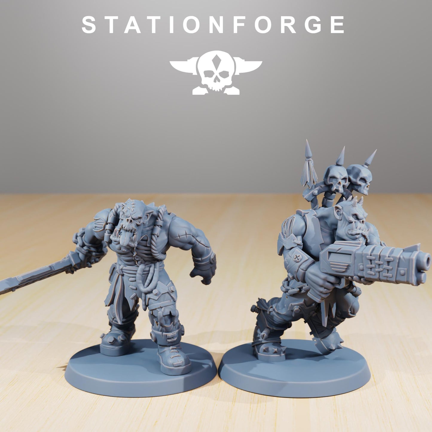 Station Forge Orkaz Plague Spreadaz Proxy minitures Ork Tabletop RPG Wargaming