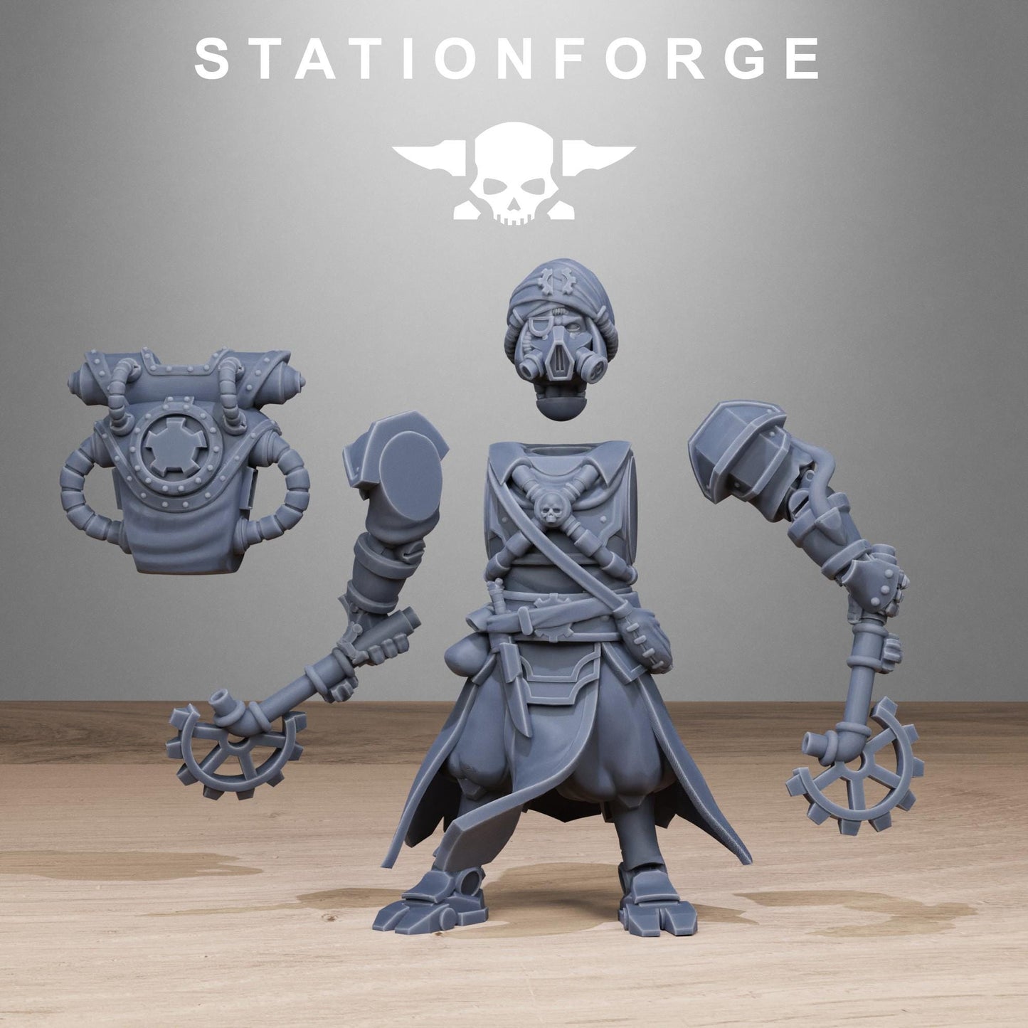 Station Forge Scavenger_Scorchers Proxy minitures Tabletop RPG Wargaming