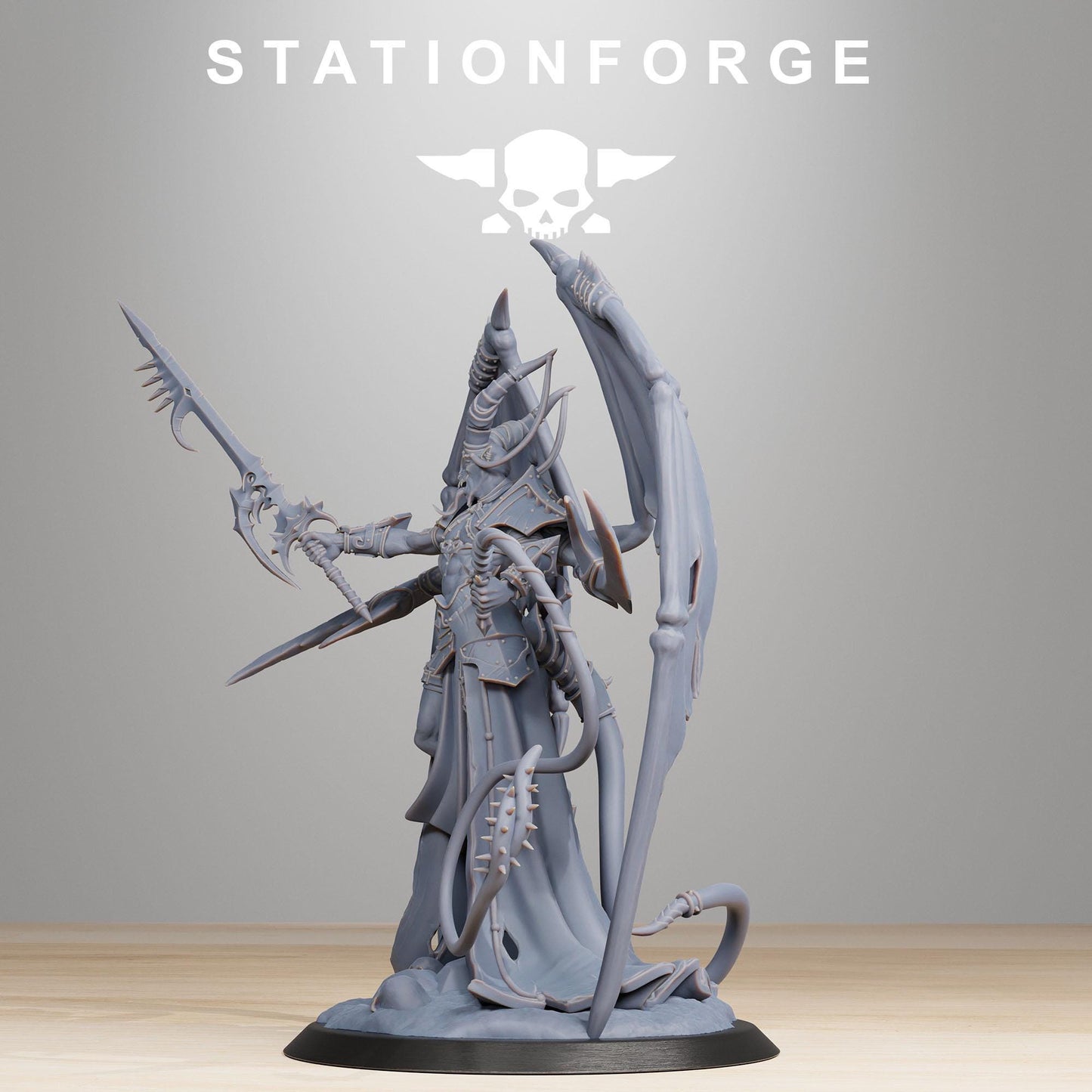 Station Forge Demon Queen Big model 93mm base Proxy minitures Tabletop RPG Wargaming